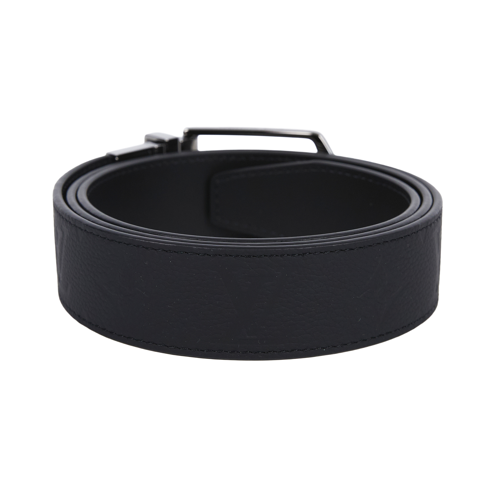 路易威登 LOUIS VUITTON Slender 雙面 皮帶 M4043S 黑Slender 35毫米雙面皮帶#100 原廠盒子/防塵袋