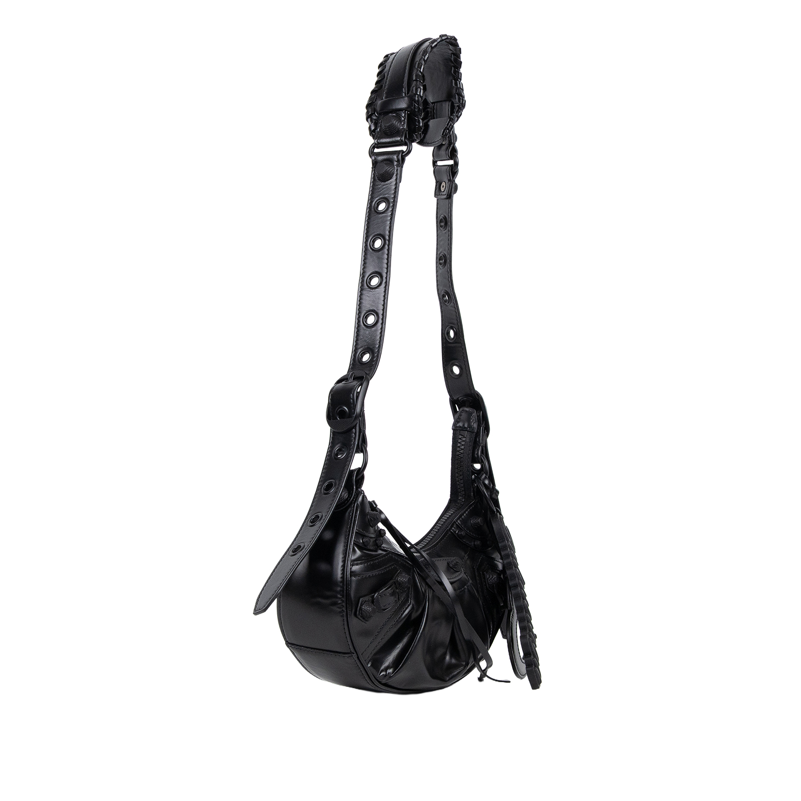 巴黎世家 BALENCIAGA Le cagole XS 半月 可頌包 6713092AAO0 CAGOLE XS 防塵袋/鏡子/吊飾