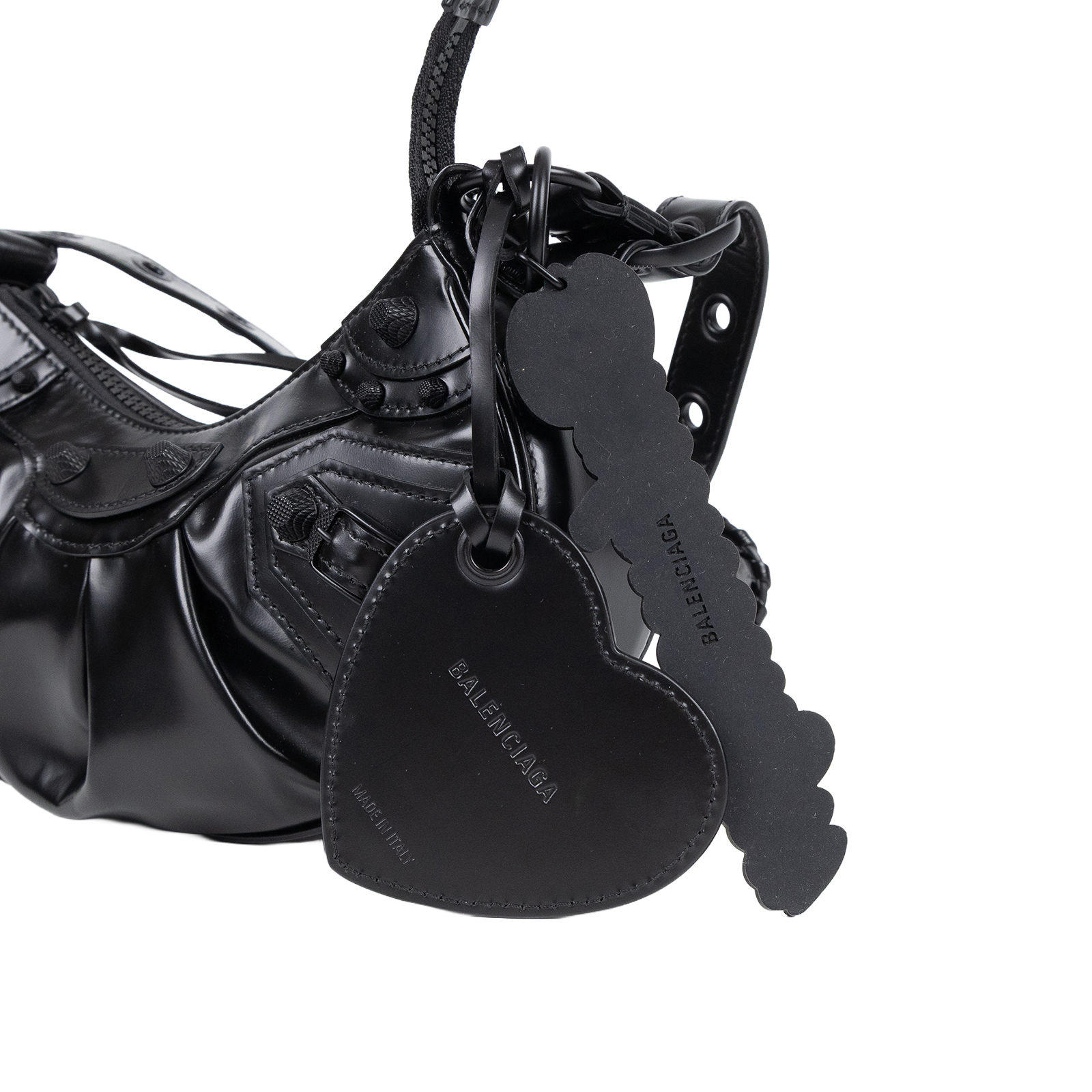 巴黎世家 BALENCIAGA Le cagole XS 半月 可頌包 6713092AAO0 CAGOLE XS 防塵袋/鏡子/吊飾