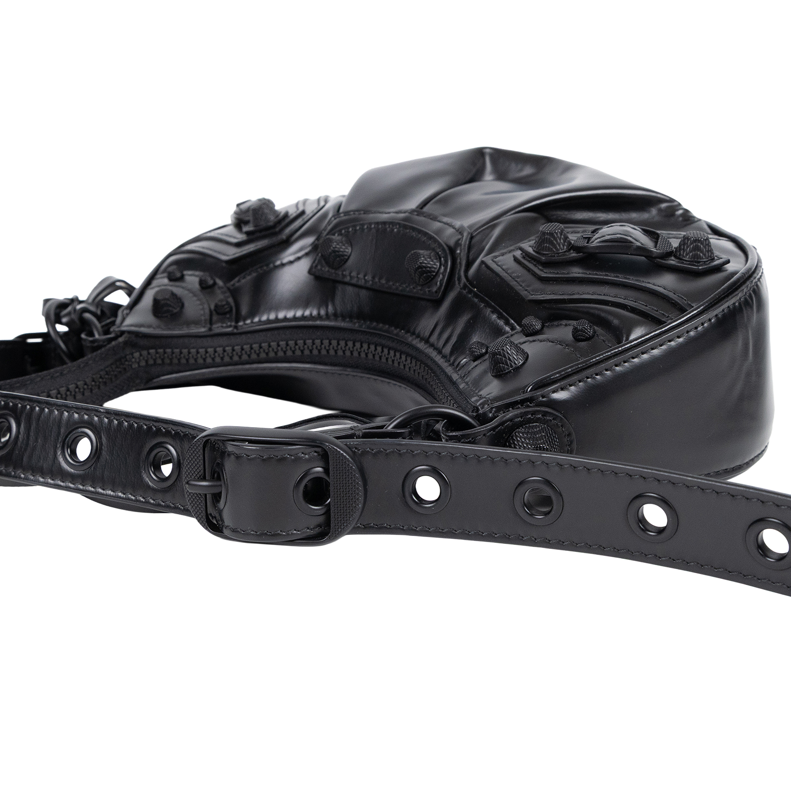 巴黎世家 BALENCIAGA Le cagole XS 半月 可頌包 6713092AAO0 CAGOLE XS 防塵袋/鏡子/吊飾