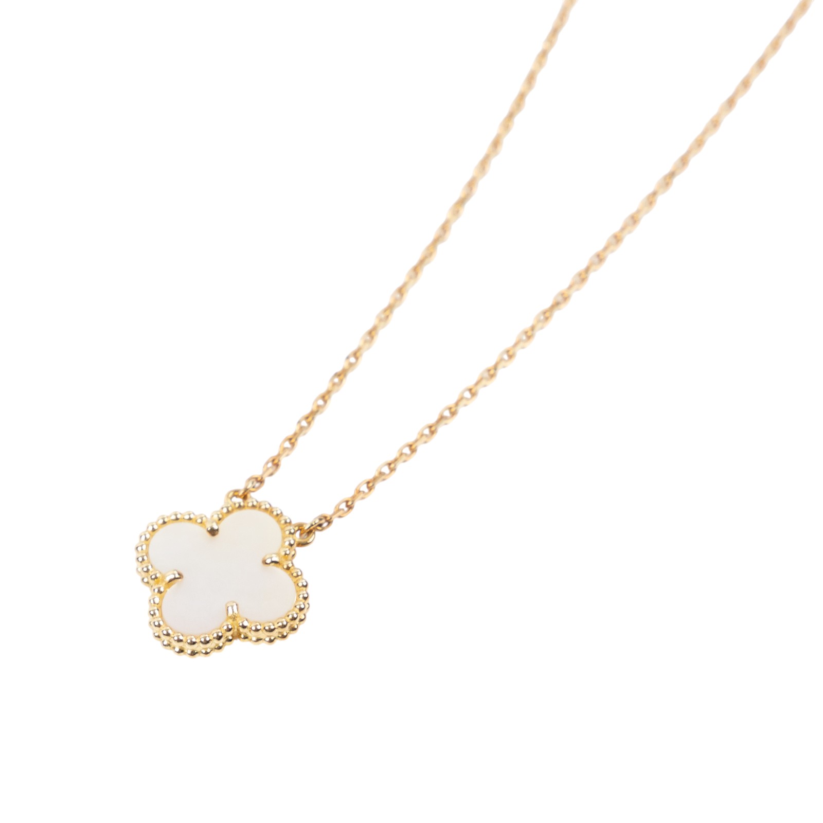 梵克雅寶 Van Cleef & Arpels Vintage Alhambra 吊墜 小型 vcara45900  原廠盒子2/防塵袋/保證卡/購買證明/內襯