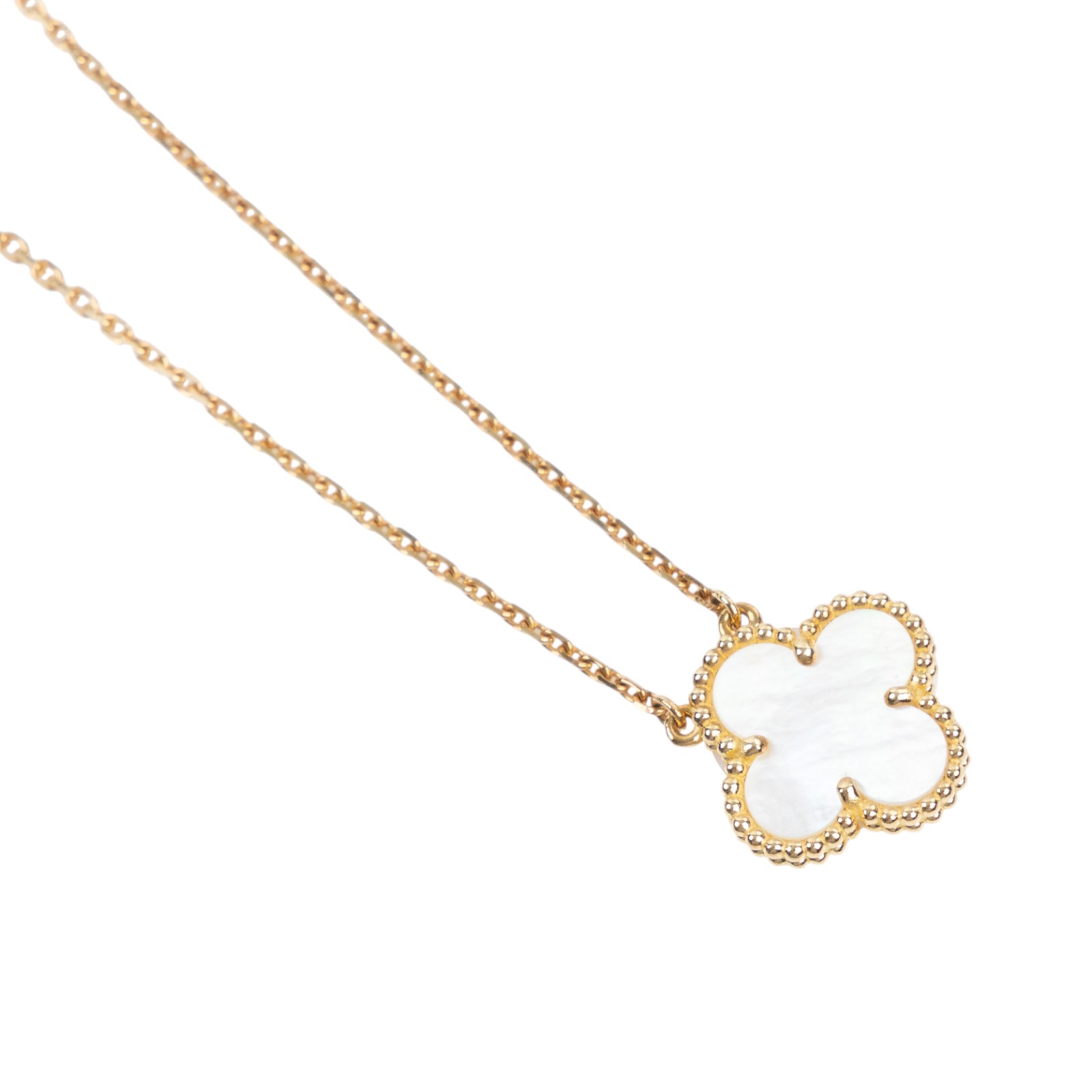 梵克雅寶 Van Cleef & Arpels Vintage Alhambra 吊墜 小型 vcara45900  原廠盒子2/防塵袋/保證卡/購買證明/內襯