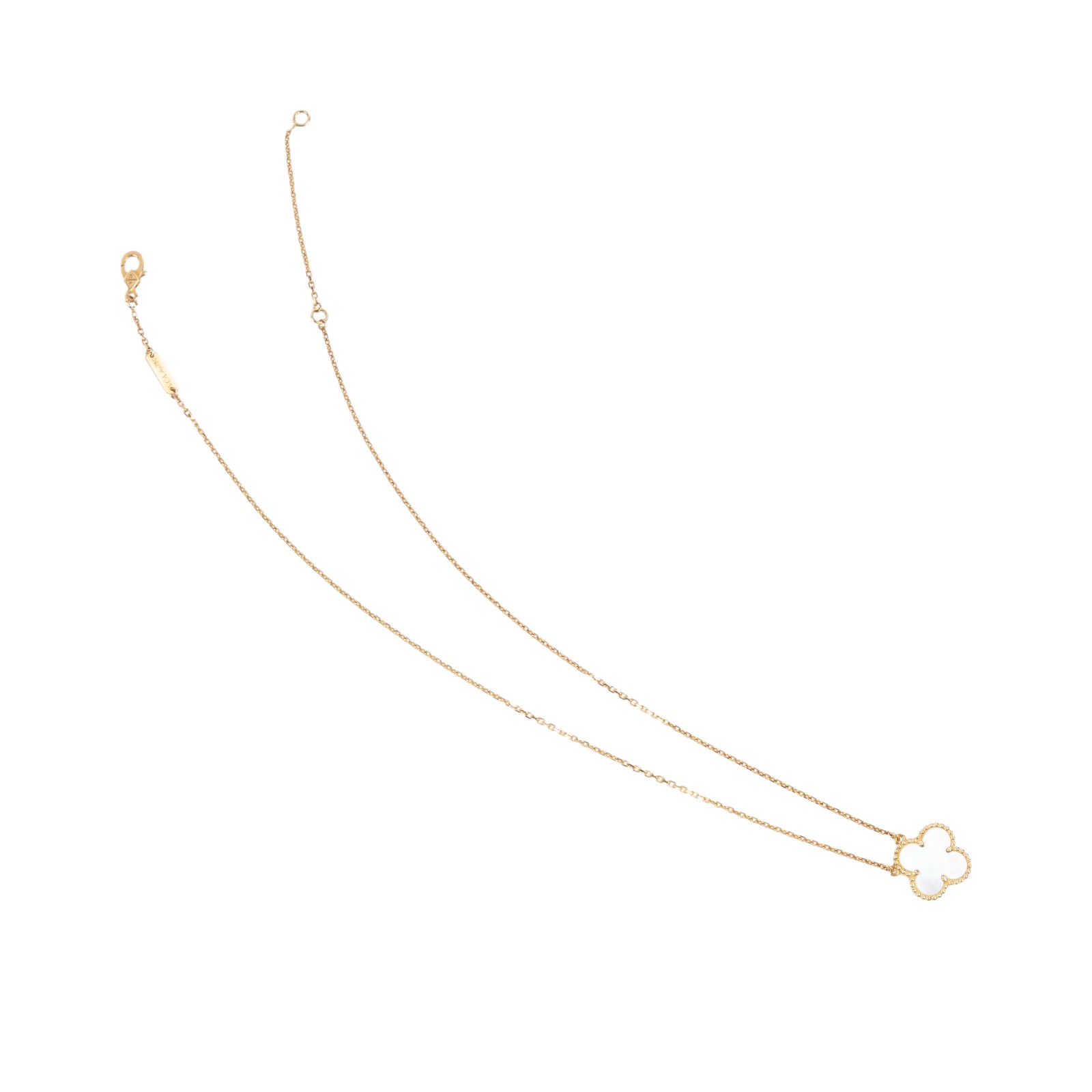 梵克雅寶 Van Cleef & Arpels Vintage Alhambra 吊墜 小型 vcara45900  原廠盒子2/防塵袋/保證卡/購買證明/內襯