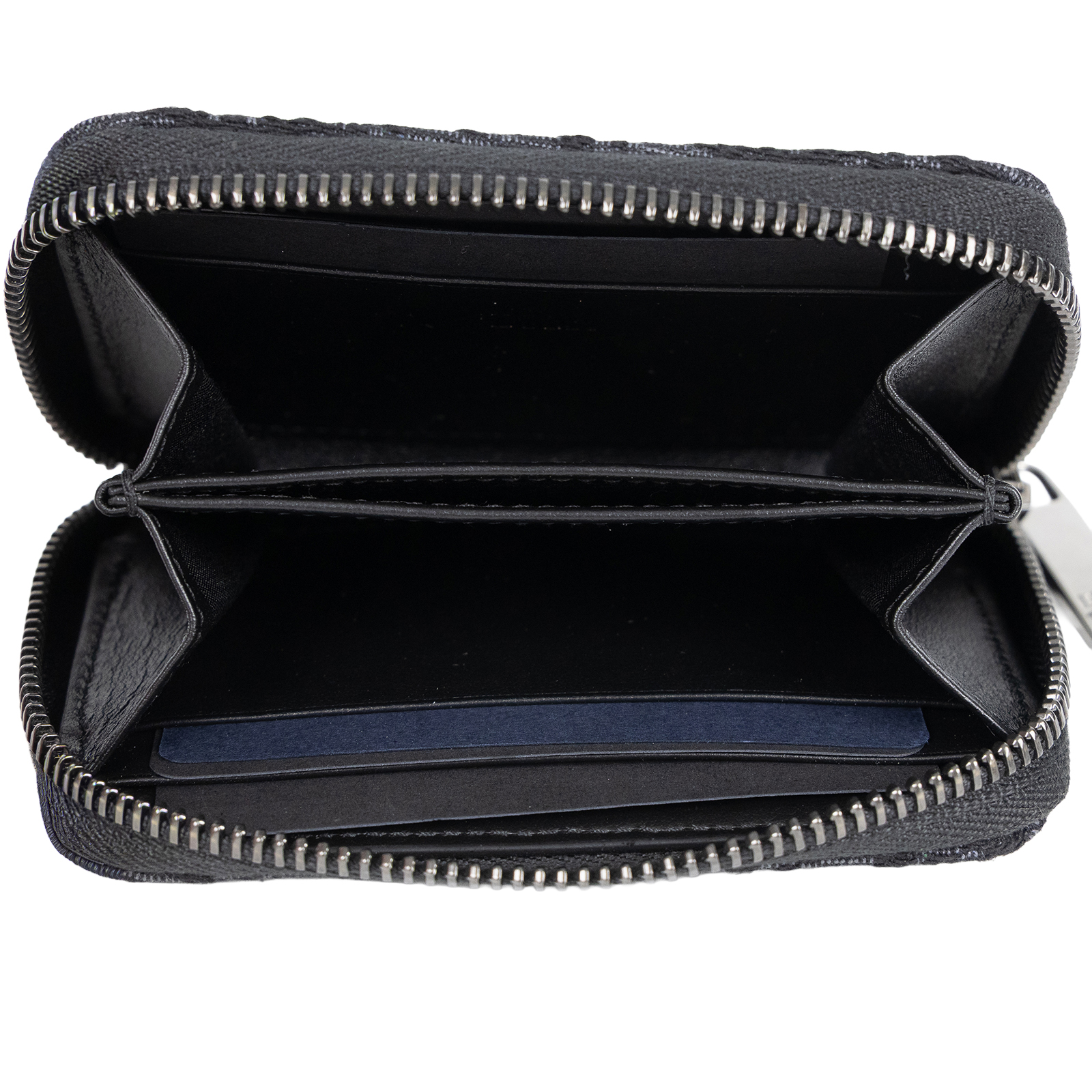 迪奧 CHRISTIAN DIOR 拉鍊零錢包 2ESBC316YSE 黑緹花零錢包 原廠盒子