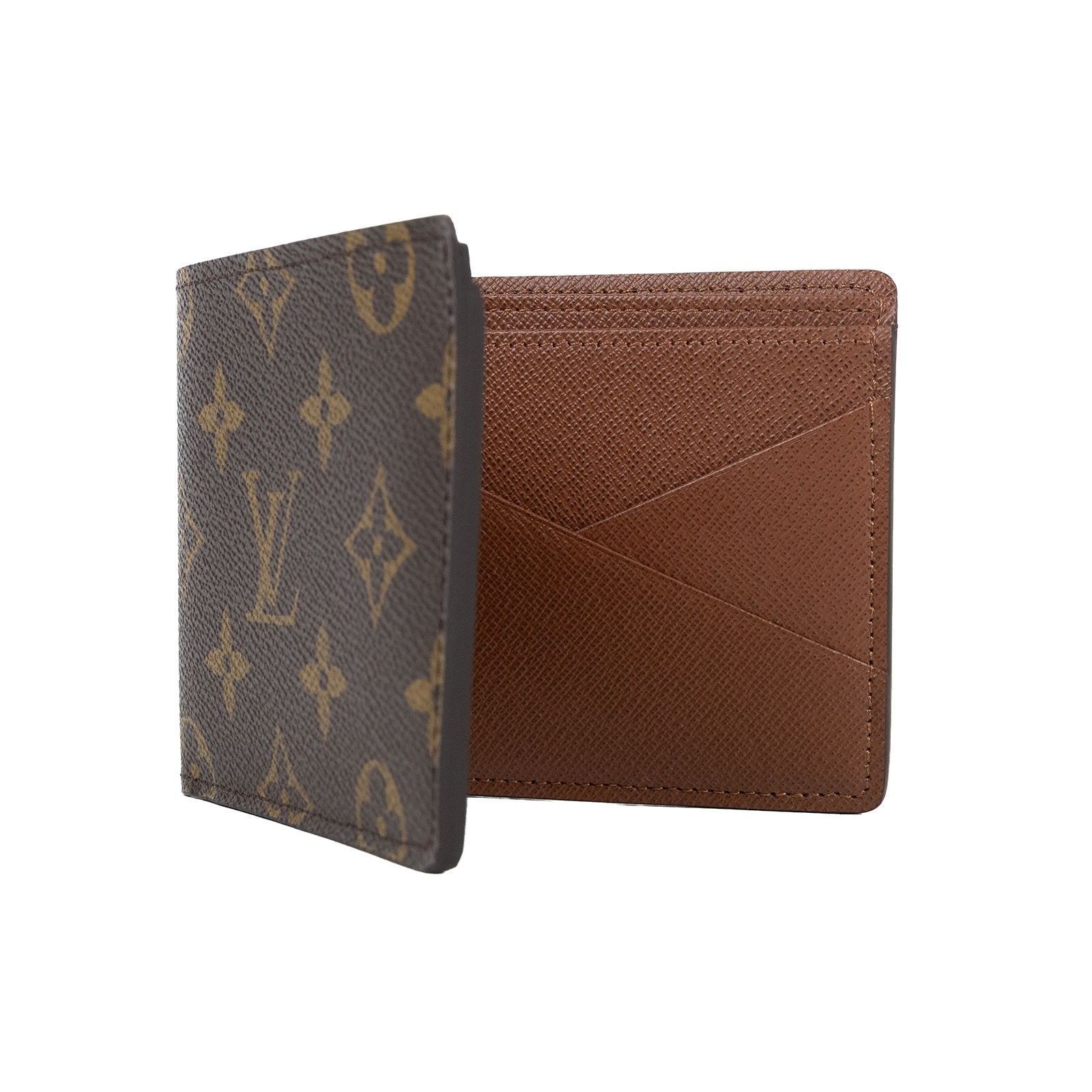 路易威登 LOUIS VUITTON Multiple 經典帆布 錢包 短夾 M60895 原花Multiple對開短夾 原廠盒子/防塵袋