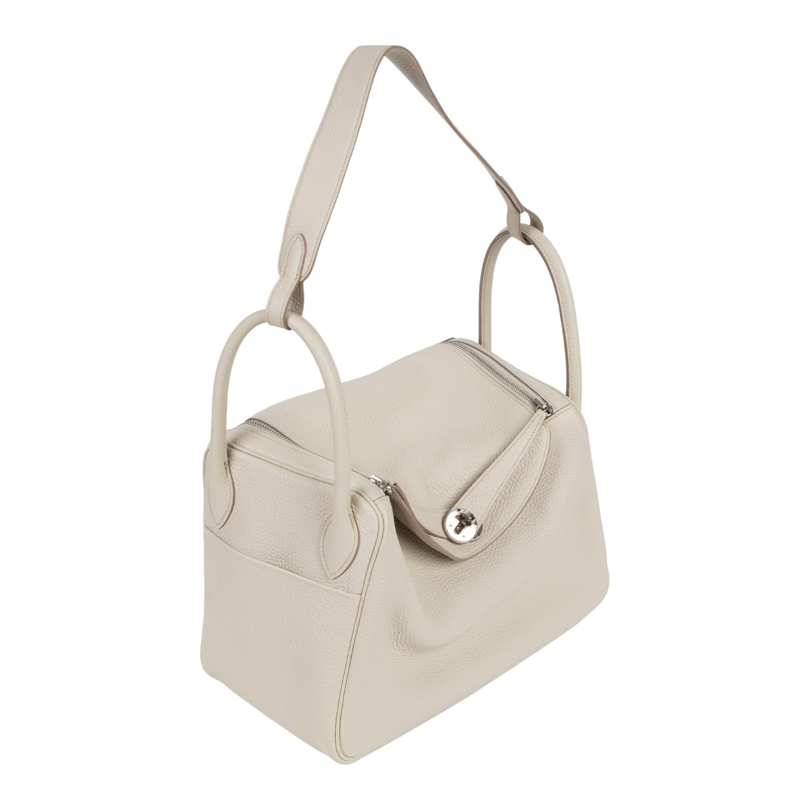 愛馬仕 Hermes Lindy 琳迪包 30 LD30 CMA 002 AM C刻 奶昔白 LINDY 30 原廠盒子/防塵袋/雨衣