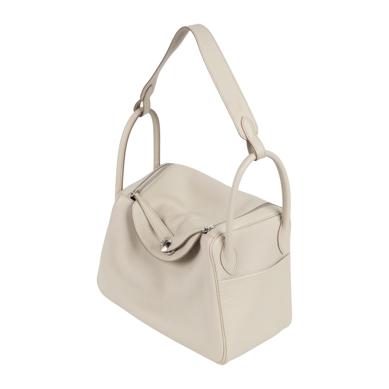 愛馬仕 Hermes Lindy 琳迪包 30 LD30 CMA 002 AM C刻 奶昔白 LINDY 30 原廠盒子/防塵袋/雨衣