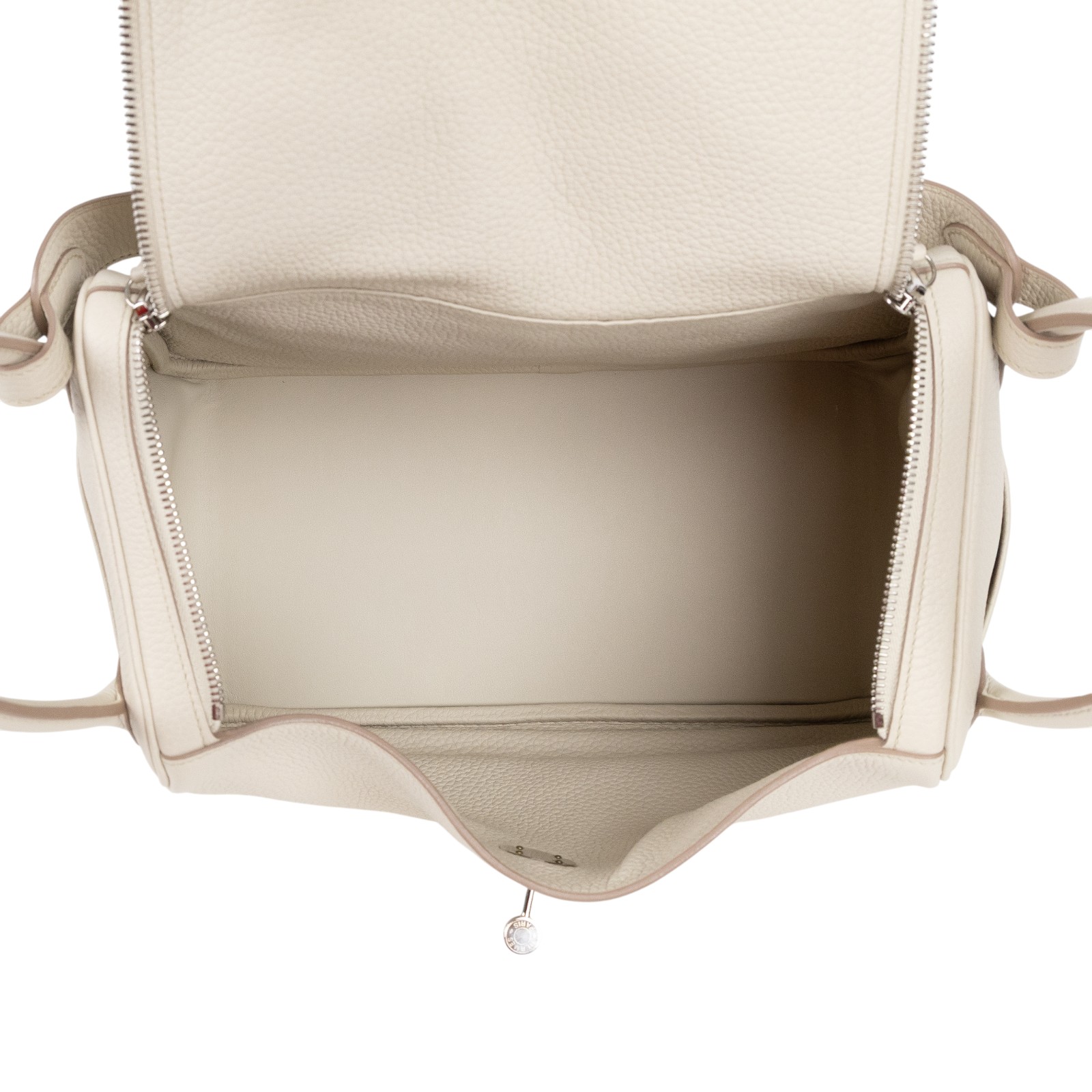 愛馬仕 Hermes Lindy 琳迪包 30 LD30 CMA 002 AM C刻 奶昔白 LINDY 30 原廠盒子/防塵袋/雨衣