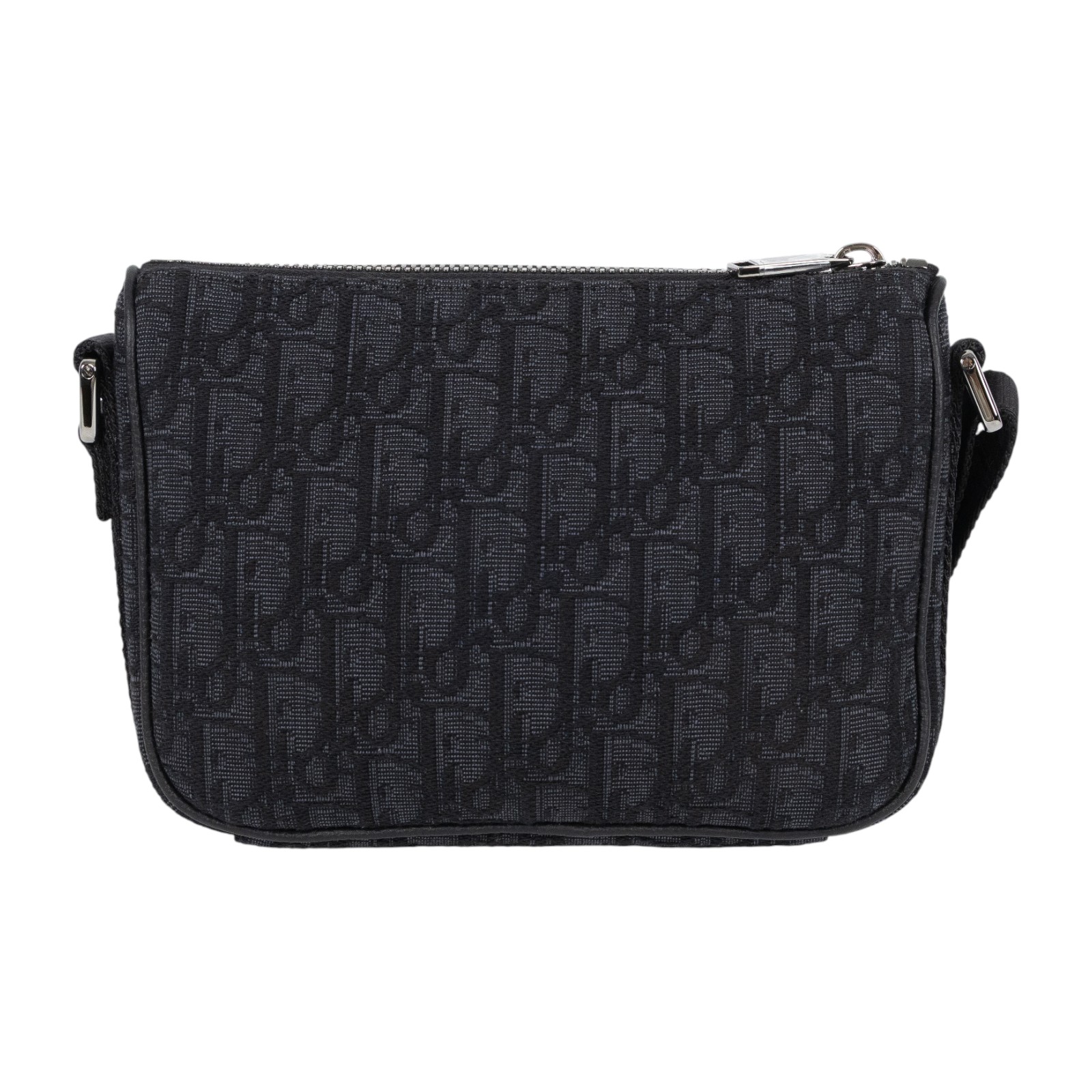 迪奧 CHRISTIAN DIOR Dior 8 Mini Bag 1EIPO312YKY 黑緹花DIOR8郵差包 防塵袋/保證卡