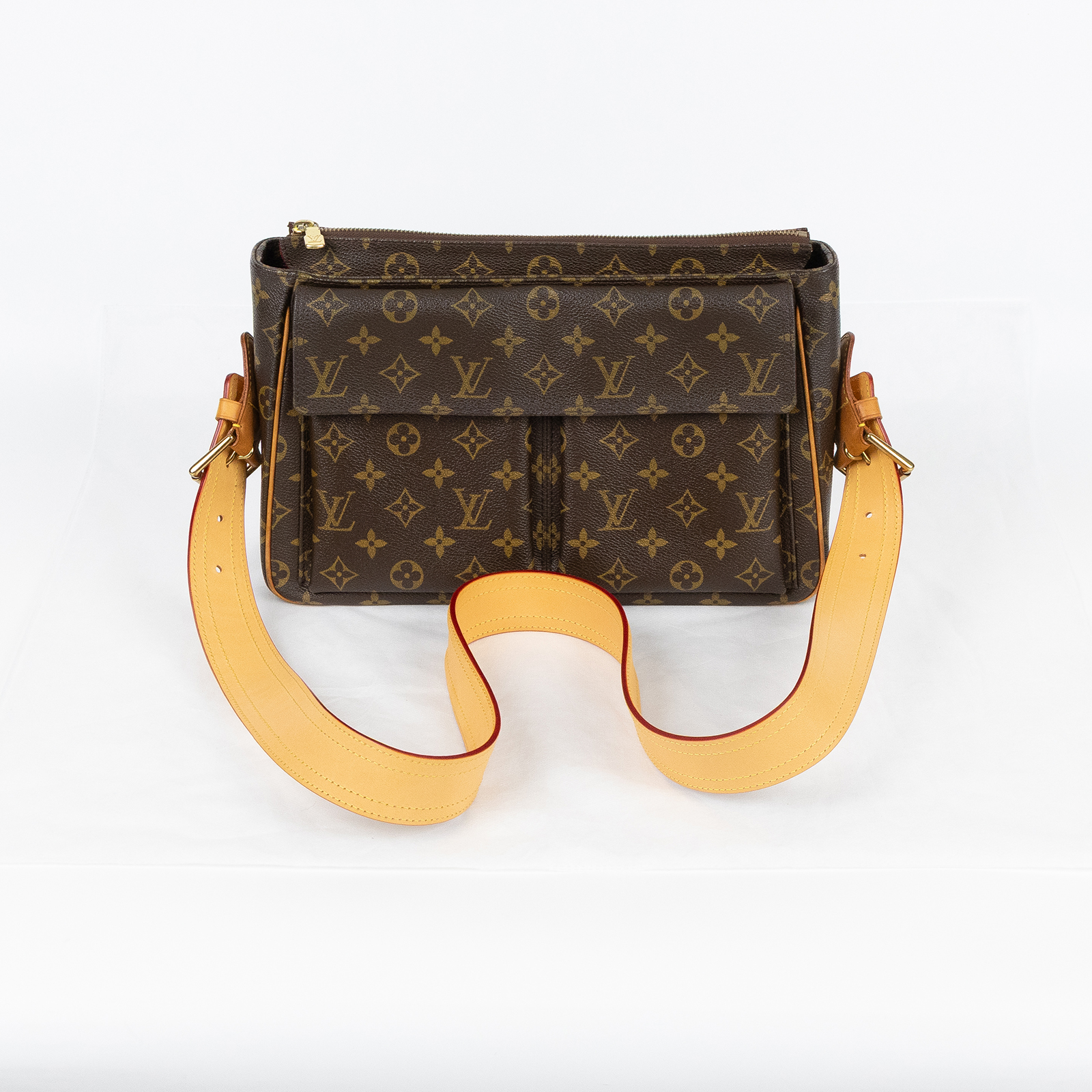路易威登 LOUIS VUITTON Viva Cite GM 肩背包 經典帆布 M51163 原花VIVA CITE GM 無附屬品