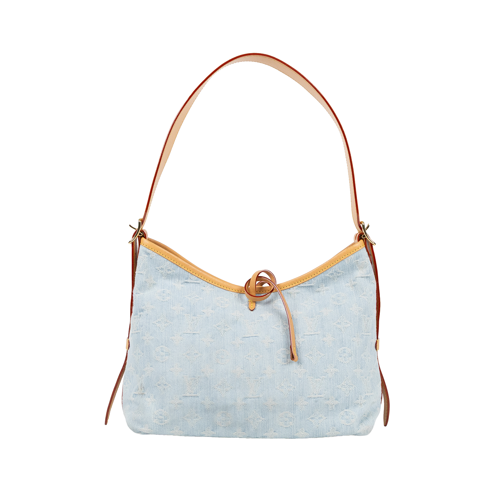 路易威登 LOUIS VUITTON CarryAll PM 肩背包 丹寧 M11462 晶片款 丹寧CARRYALL PM 內袋/吊牌