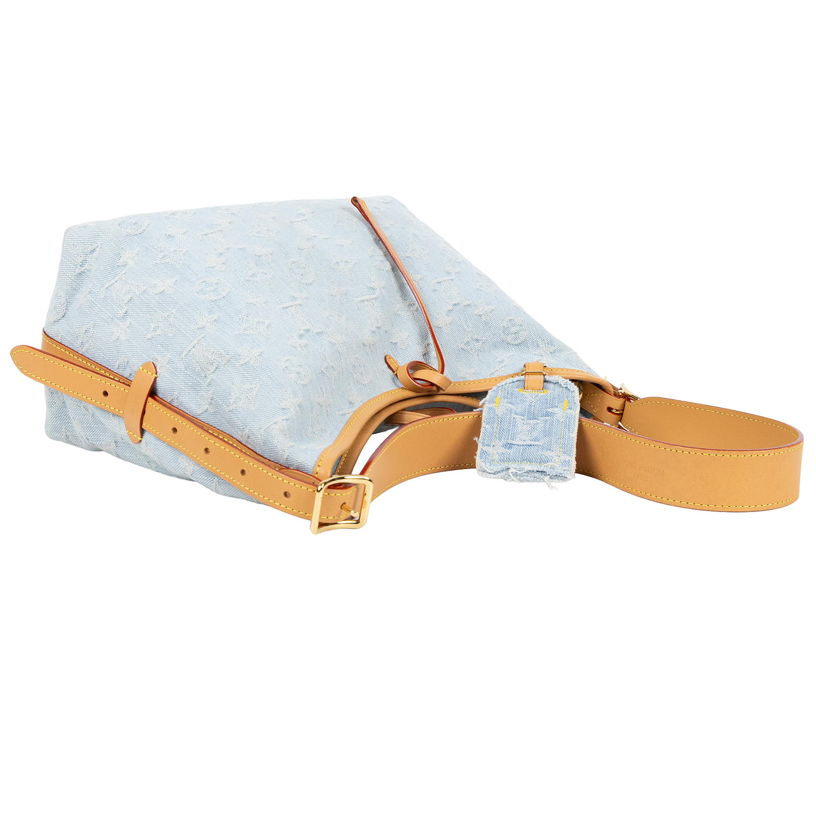 路易威登 LOUIS VUITTON CarryAll PM 肩背包 丹寧 M11462 晶片款 丹寧CARRYALL PM 內袋/吊牌