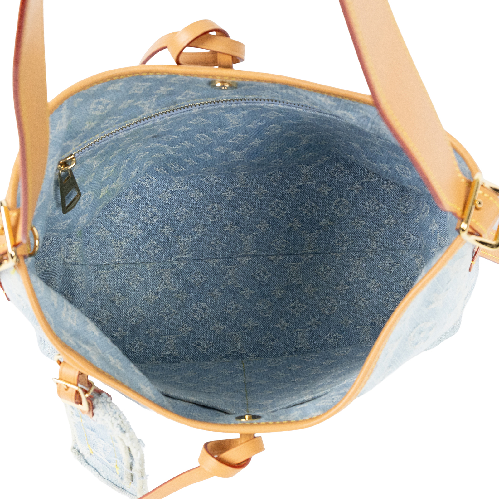 路易威登 LOUIS VUITTON CarryAll PM 肩背包 丹寧 M11462 晶片款 丹寧CARRYALL PM 內袋/吊牌