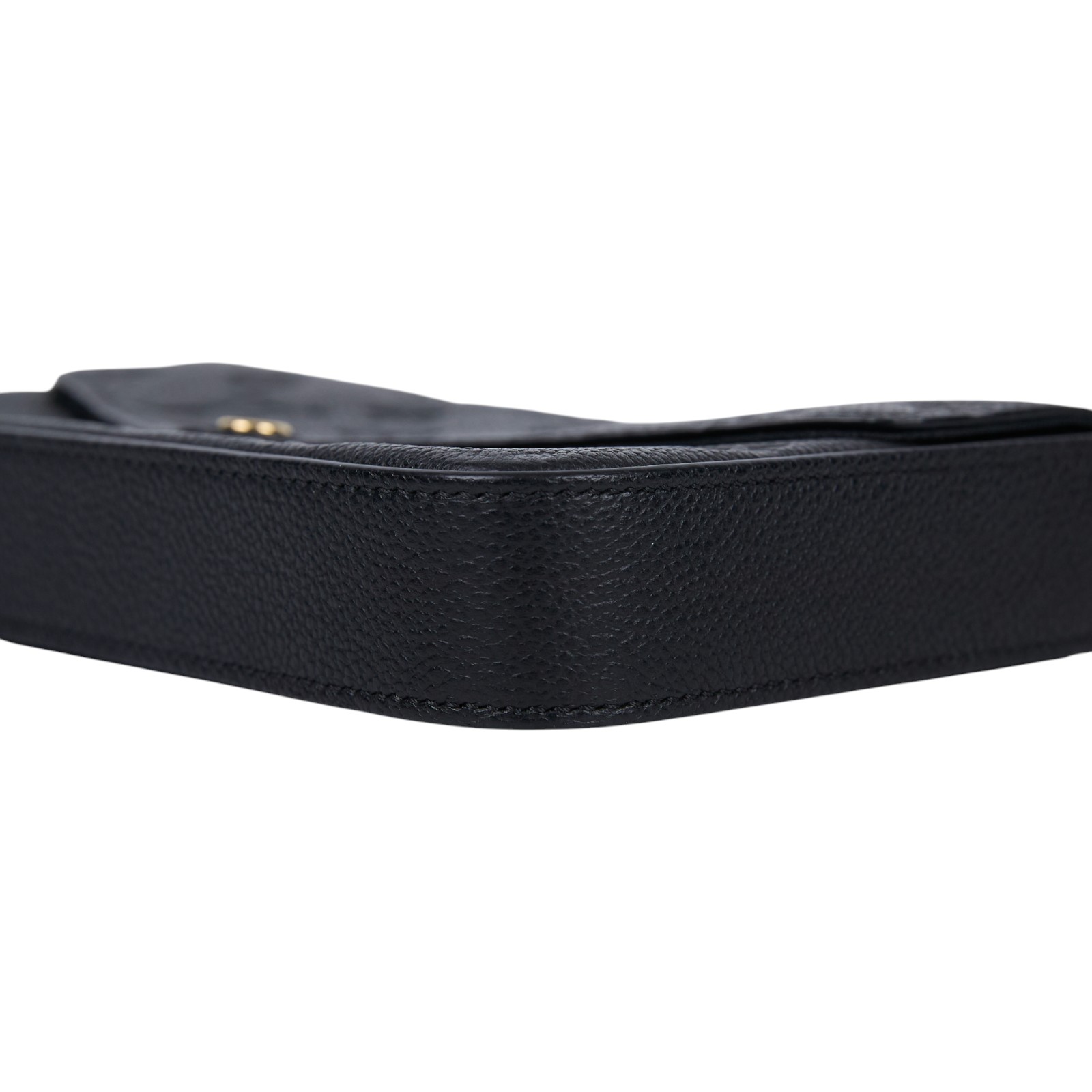 路易威登 LOUIS VUITTON Félicie Pochette 經典壓花皮格 WOC 翻蓋 斜背 鍊帶 肩背包 黑色 M64064  原廠盒子/防塵袋/背帶/內袋2/購買證明影本