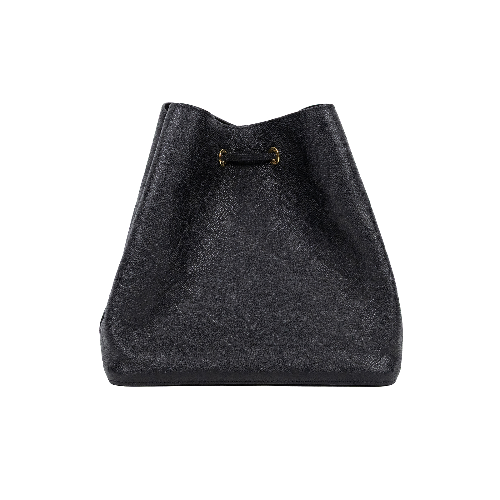 路易威登 LOUIS VUITTON NéoNoé MM 黑色 粒面壓花牛皮 束口水桶包 M45256 晶片款  原廠盒子/防塵袋/背帶2/購買證明