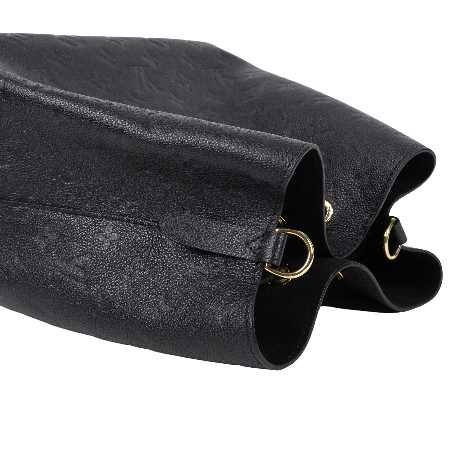 路易威登 LOUIS VUITTON NéoNoé MM 黑色 粒面壓花牛皮 束口水桶包 M45256 晶片款  原廠盒子/防塵袋/背帶2/購買證明