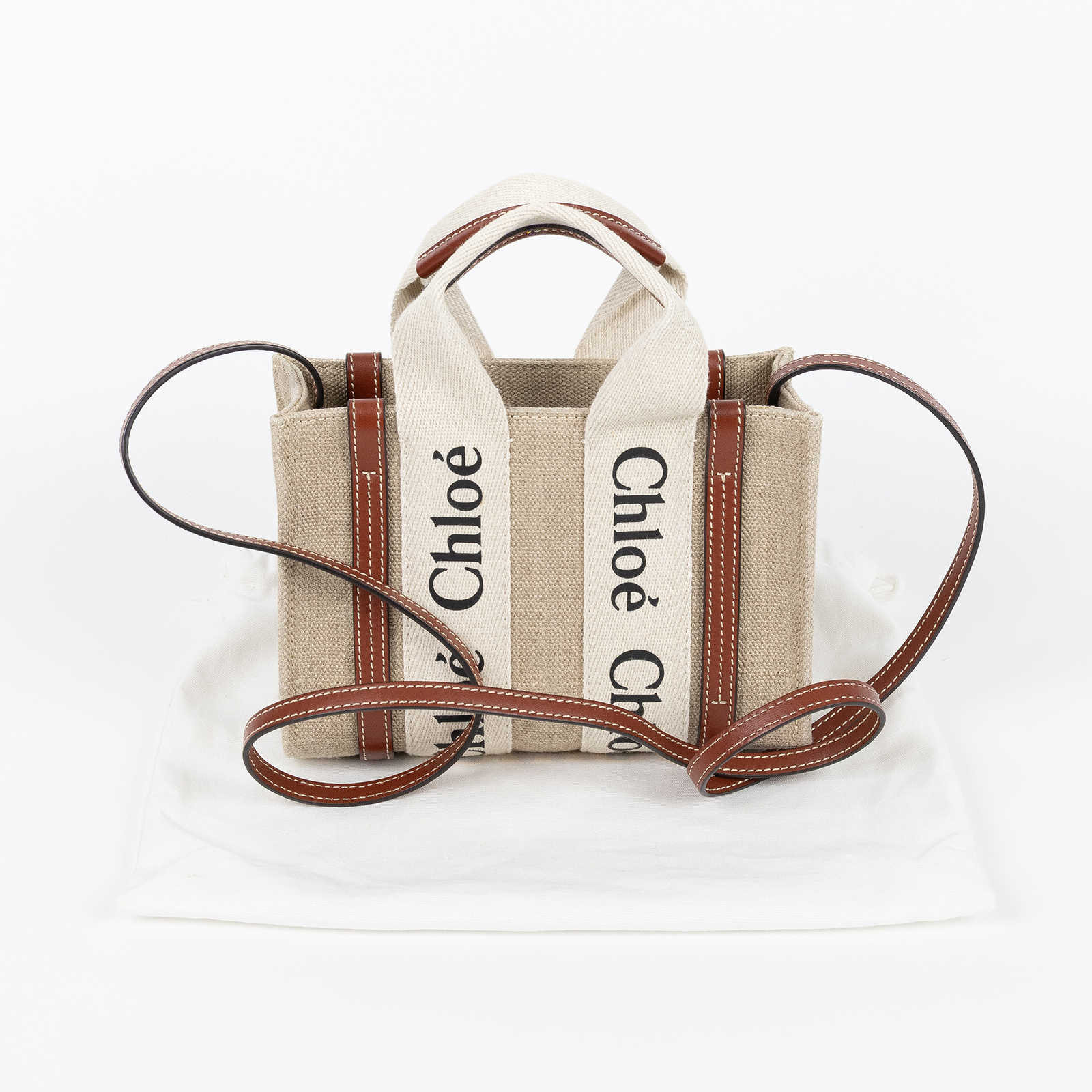 蔻依 CHLOE Mini Woody 手提包  MINI WOODY 防塵袋