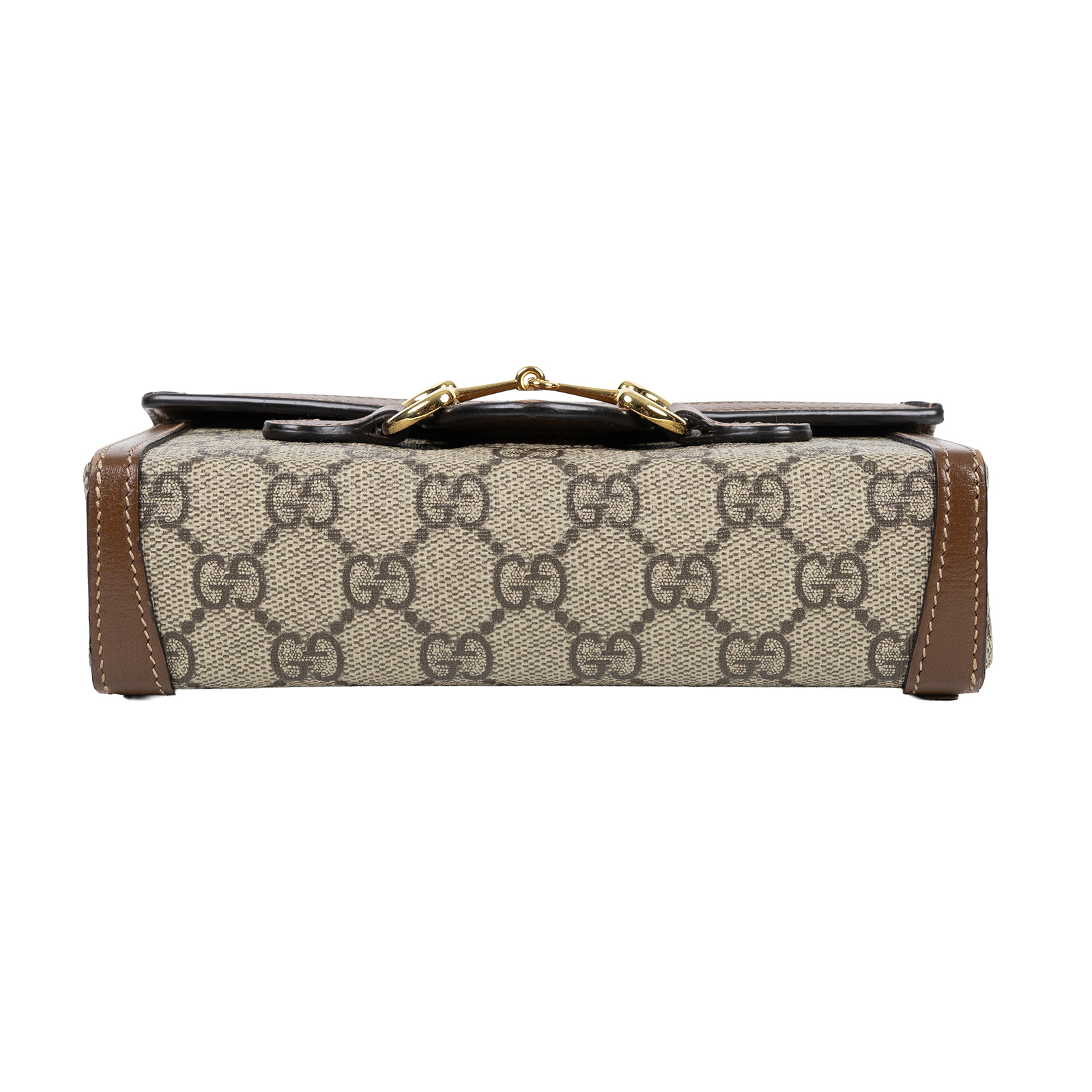 古馳 GUCCI Horsebit 1955 馬銜扣 迷你袋 斜背包 烏木色 699296 92TCG  原廠盒子/防塵袋/購買證明