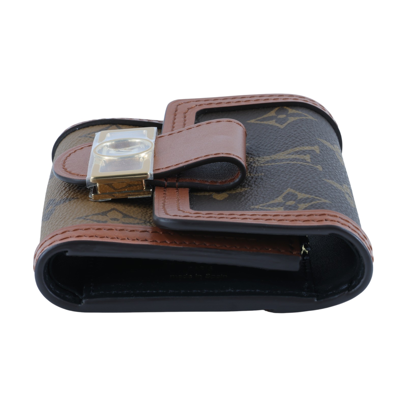 路易威登 LOUIS VUITTON Dauphine 小型錢包 短夾 M68725 晶片款 原花Dauphine三折短夾 原廠盒子/防塵袋