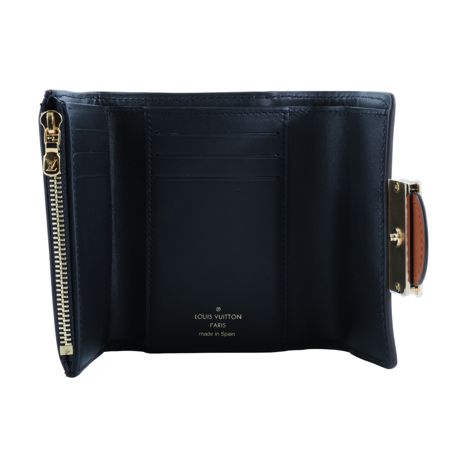 路易威登 LOUIS VUITTON Dauphine 小型錢包 短夾 M68725 晶片款 原花Dauphine三折短夾 原廠盒子/防塵袋