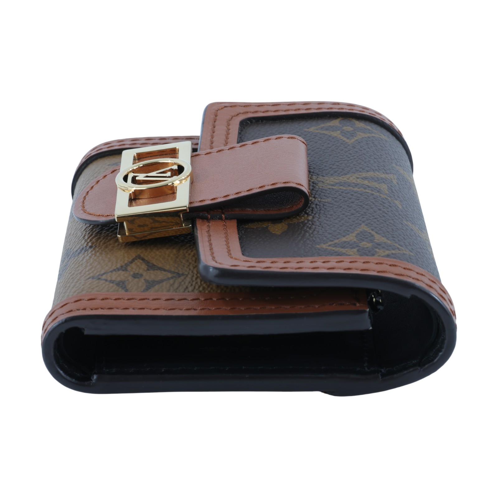 路易威登 LOUIS VUITTON Dauphine 小型錢包 短夾 M68725 晶片款 原花Dauphine三折短夾 無附屬品