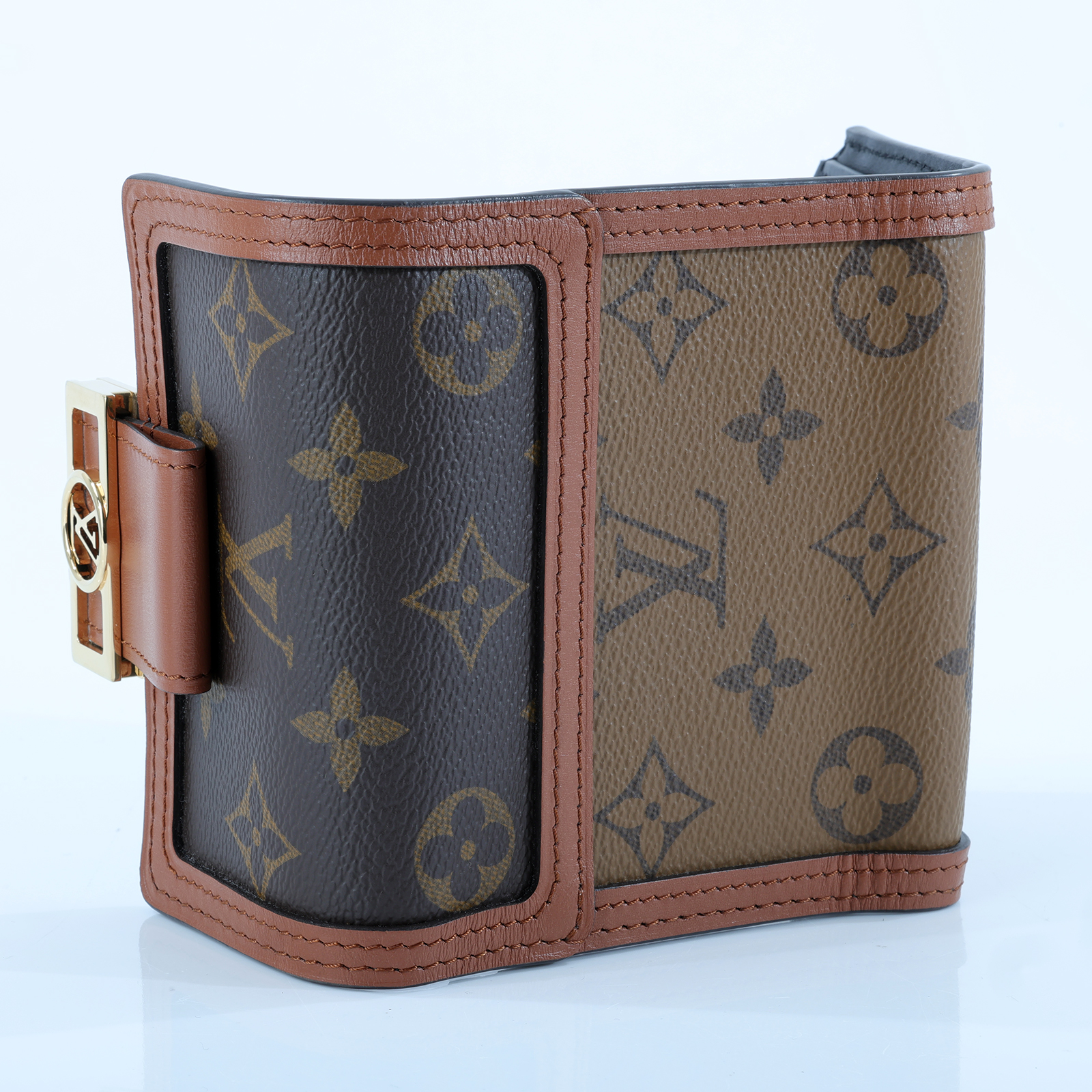 路易威登 LOUIS VUITTON Dauphine 小型錢包 短夾 M68725 晶片款 原花Dauphine三折短夾 無附屬品