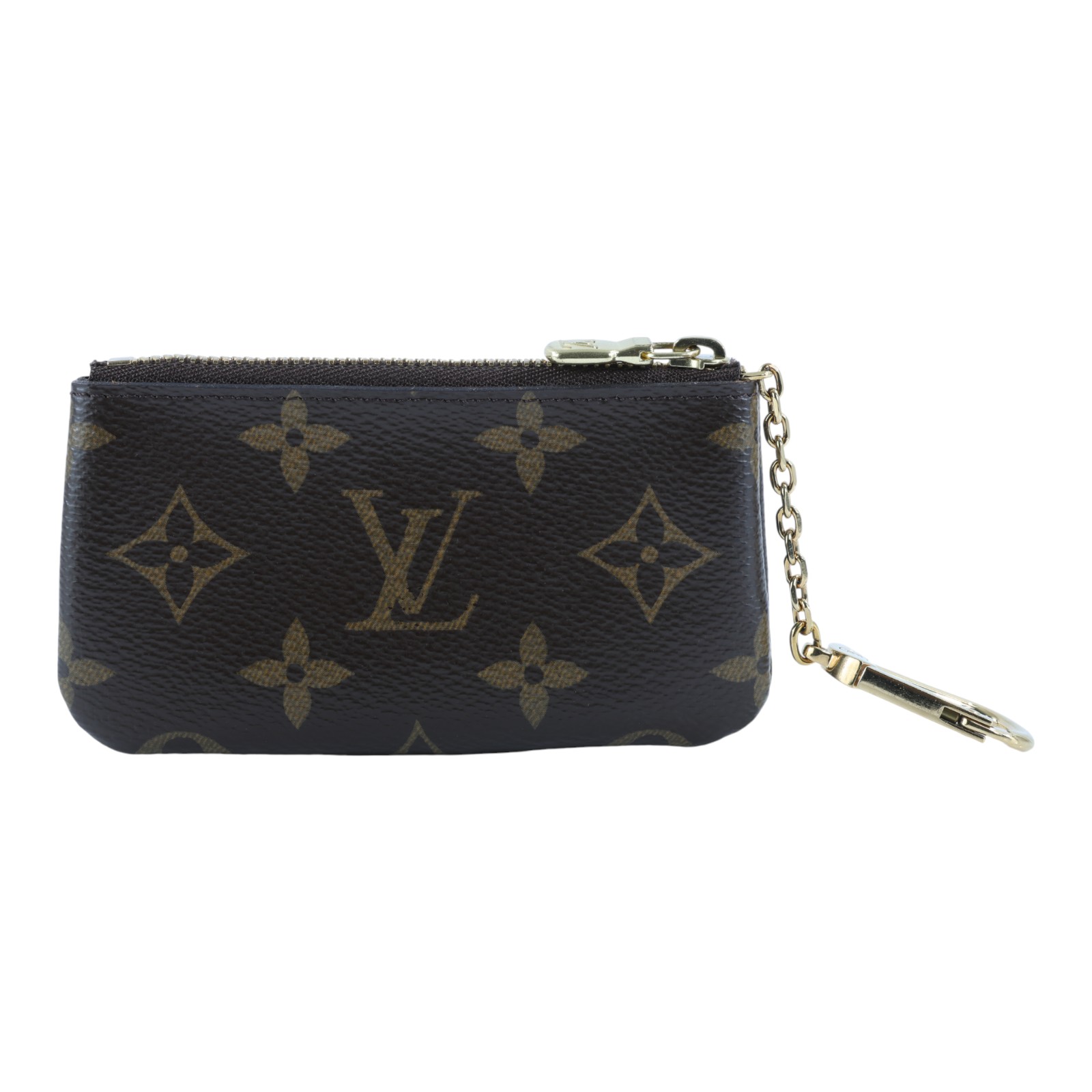 路易威登 LOUIS VUITTON 鑰匙零錢包 吊飾 經典帆布 M62650 原花鑰匙包 無附屬品