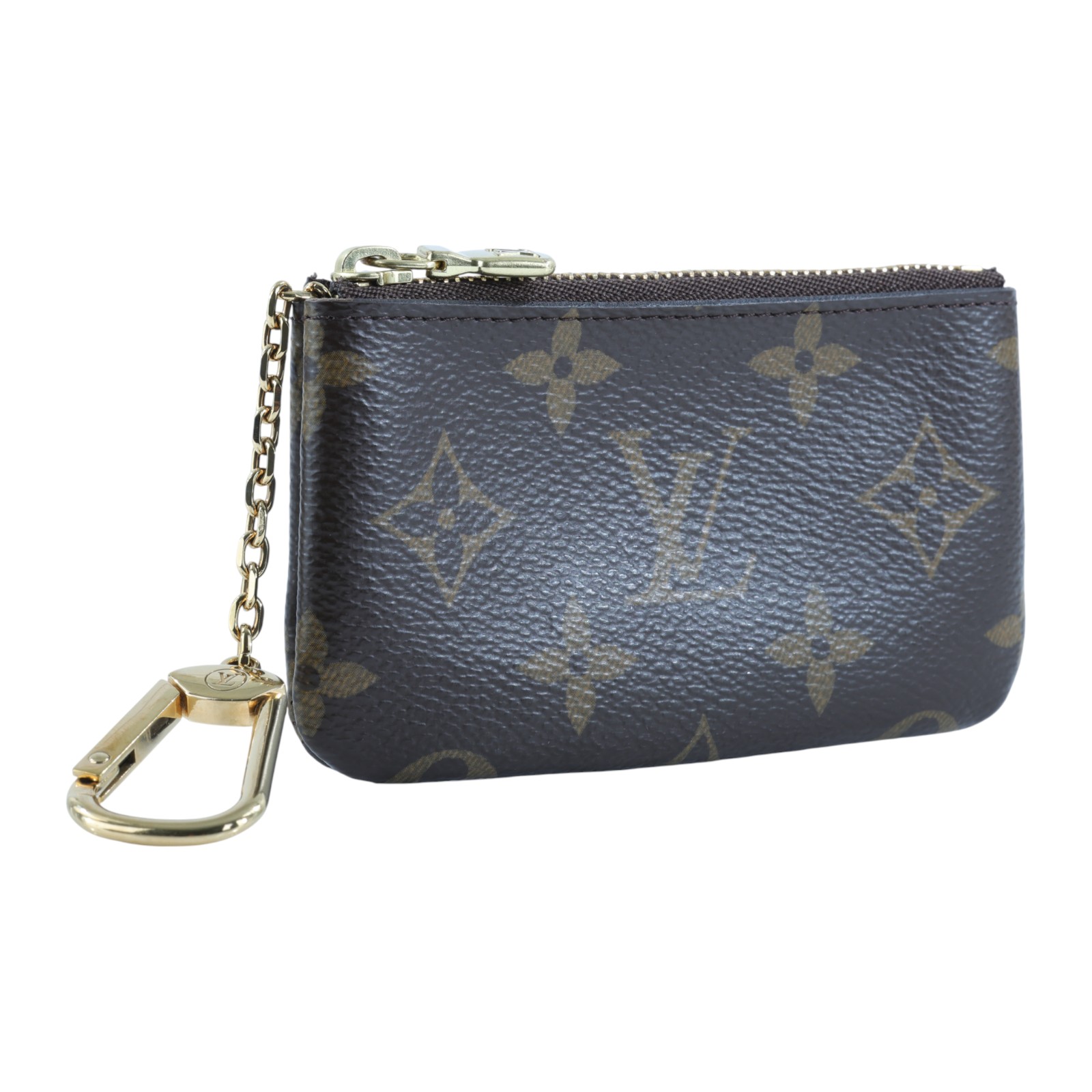 路易威登 LOUIS VUITTON 鑰匙零錢包 吊飾 經典帆布 M62650 原花鑰匙包 無附屬品