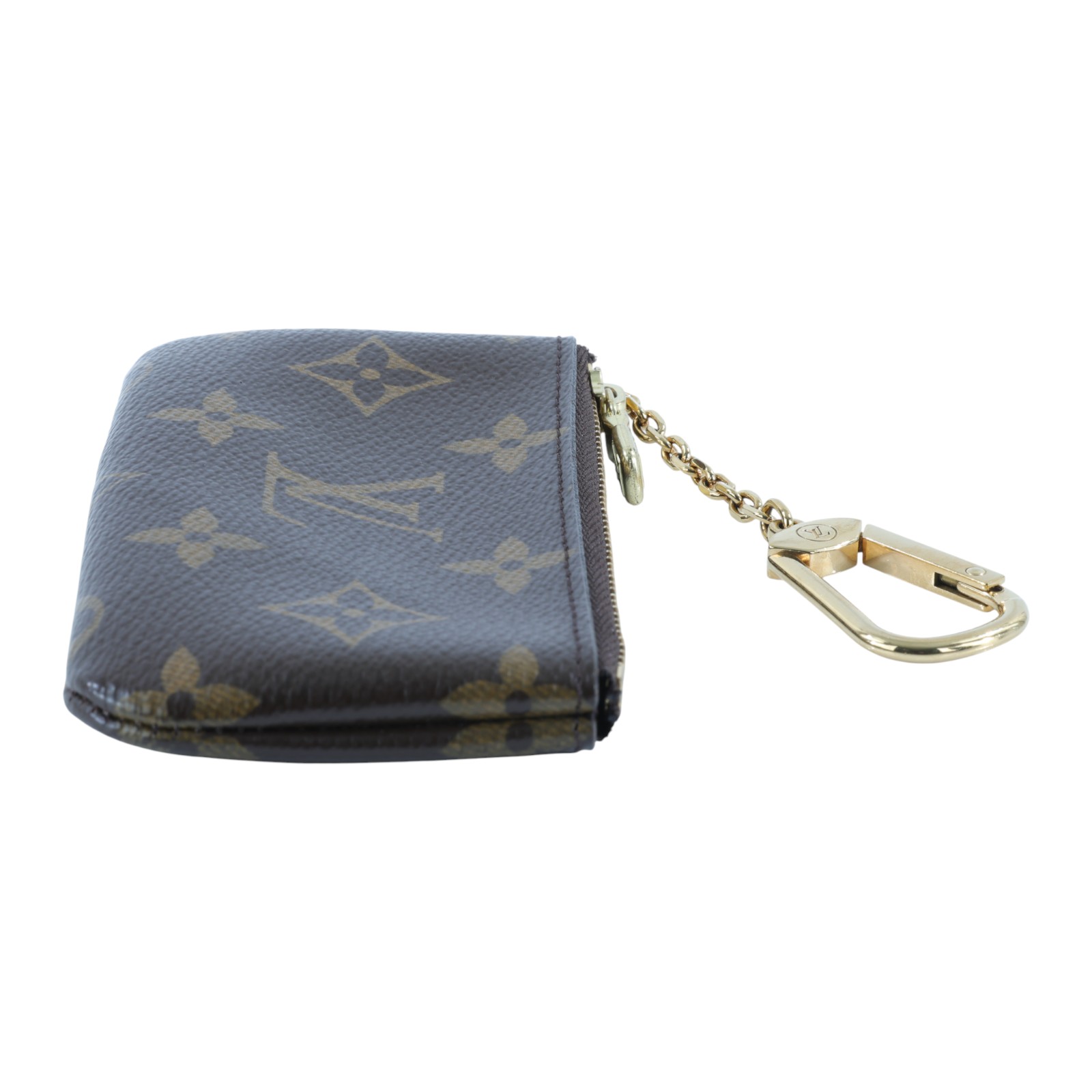 路易威登 LOUIS VUITTON 鑰匙零錢包 吊飾 經典帆布 M62650 原花鑰匙包 無附屬品