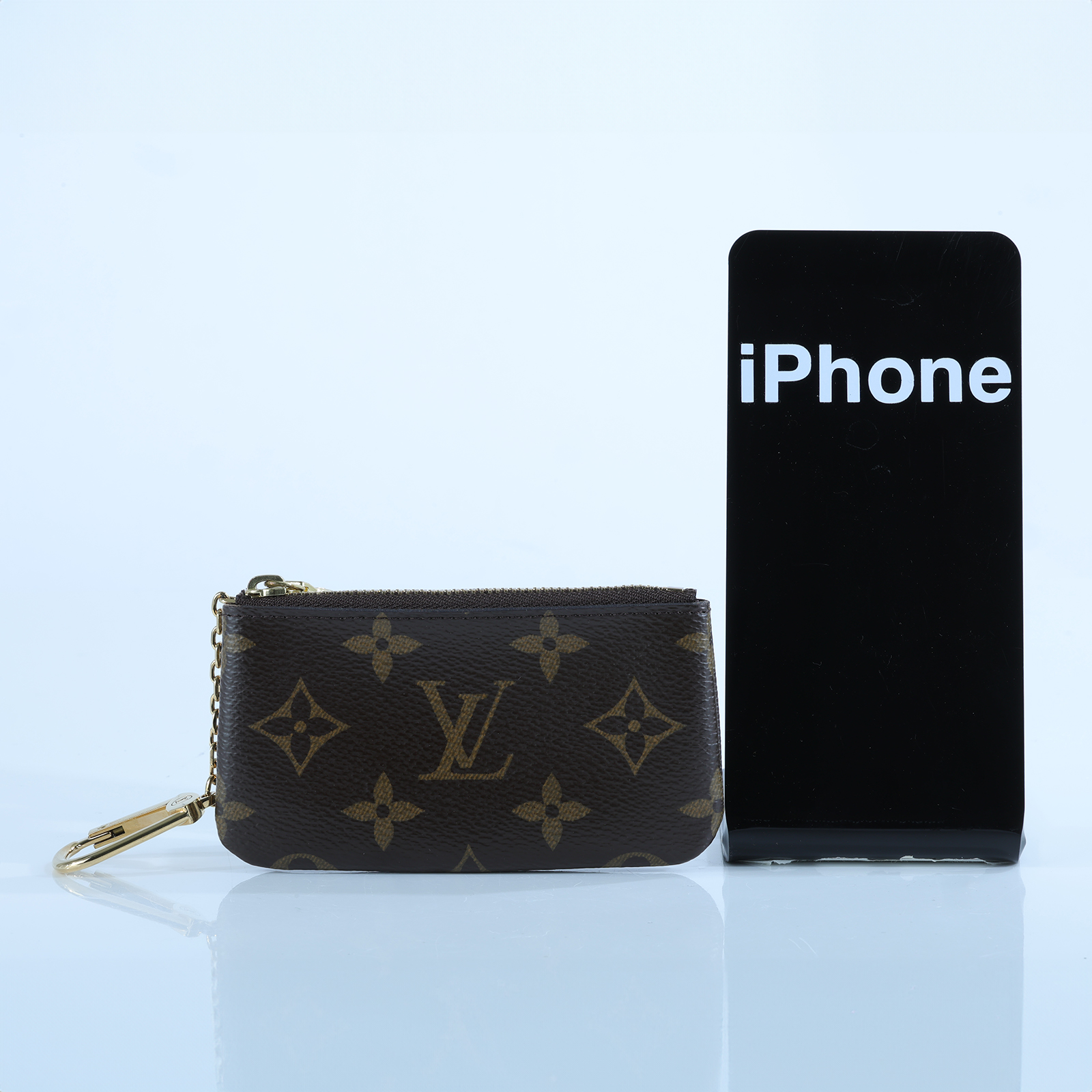 路易威登 LOUIS VUITTON 鑰匙零錢包 吊飾 經典帆布 M62650 原花鑰匙包 無附屬品