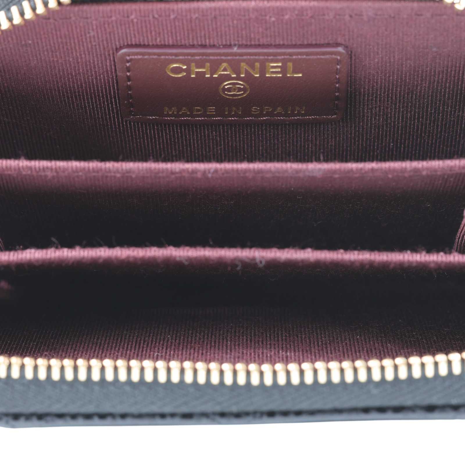 香奈兒 CHANEL 經典 拉鏈零錢包 錢包 卡夾 AP0216 Y01864 31開 黑銀荔枝拉鍊零錢卡包 原廠盒子/防塵袋/購買證明