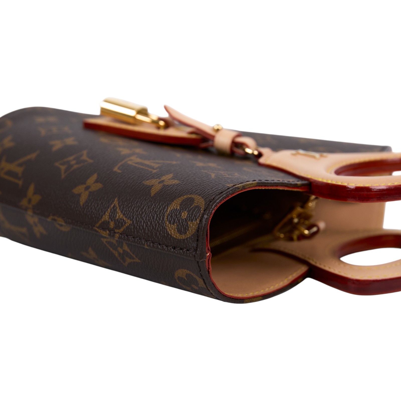 路易威登 LOUIS VUITTON Rivage BB 手提包 肩背包 M14680 晶片款 原花Rivage BB手提包 原廠盒子/防塵袋/鎖頭/背帶