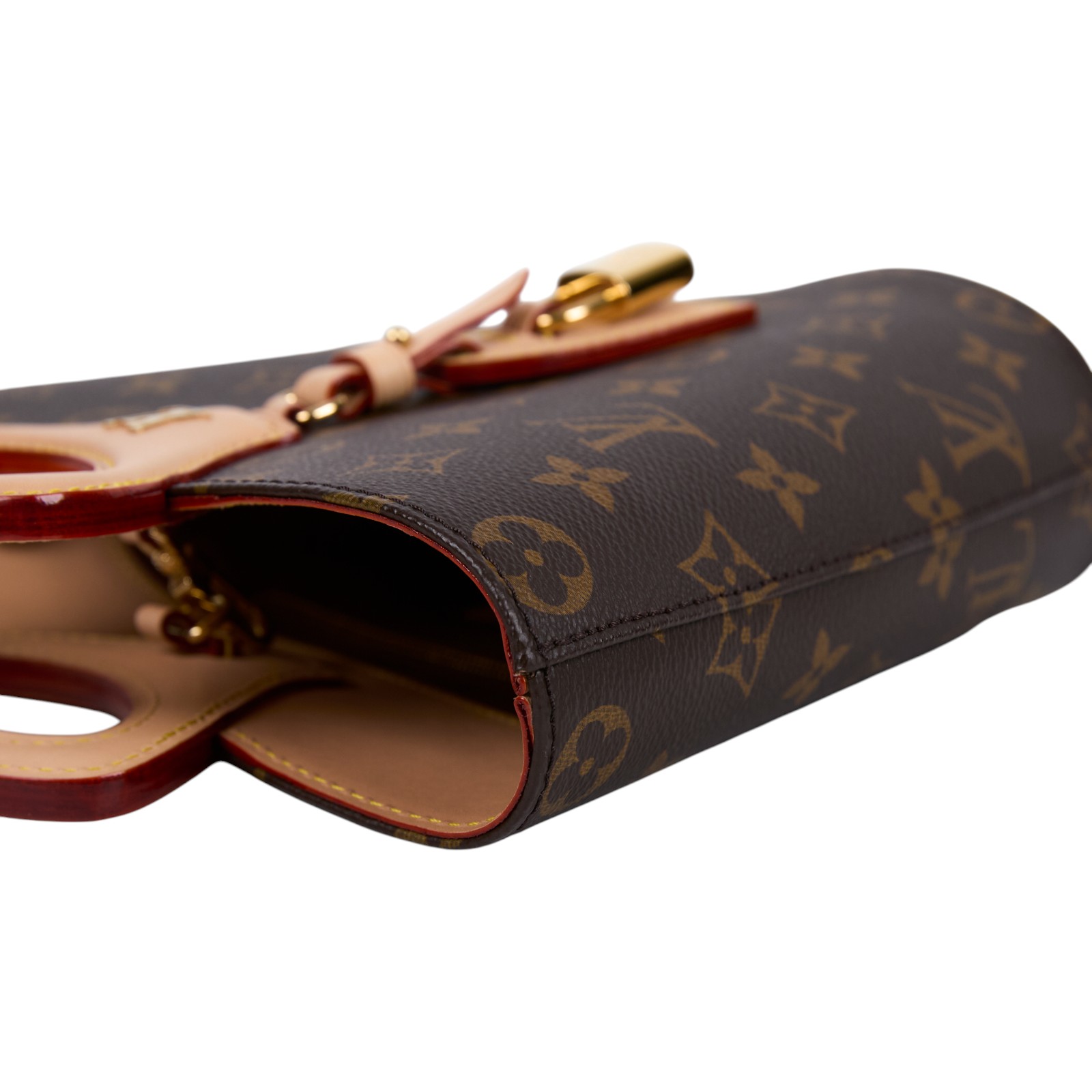 路易威登 LOUIS VUITTON Rivage BB 手提包 肩背包 M14680 晶片款 原花Rivage BB手提包 原廠盒子/防塵袋/鎖頭/背帶