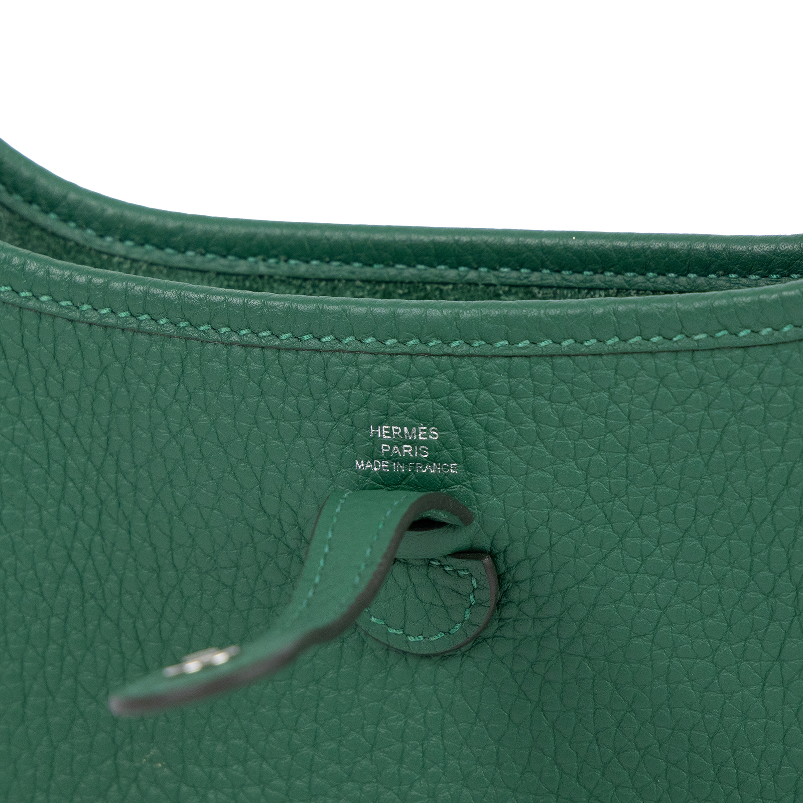 愛馬仕 Hermes Evelyne Bag Mini 伊芙琳包 Evelyne 16 EV16 W MP 009 W刻 綠EVELYNE MINI 背帶