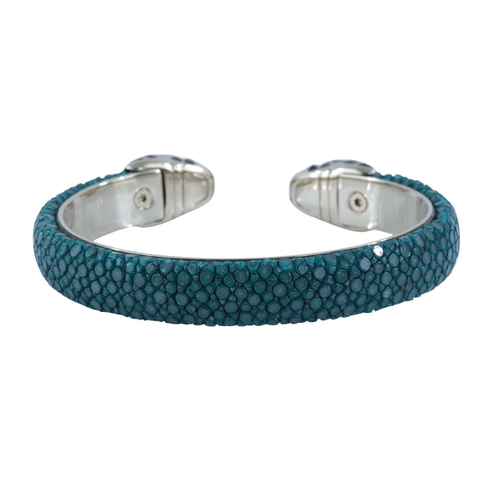 寶格麗 BVLGARI Serpenti Forever 皮革 手鍊 37065_M Serpenti Forever綠皮革手镯 原廠盒子/防塵袋/保證卡