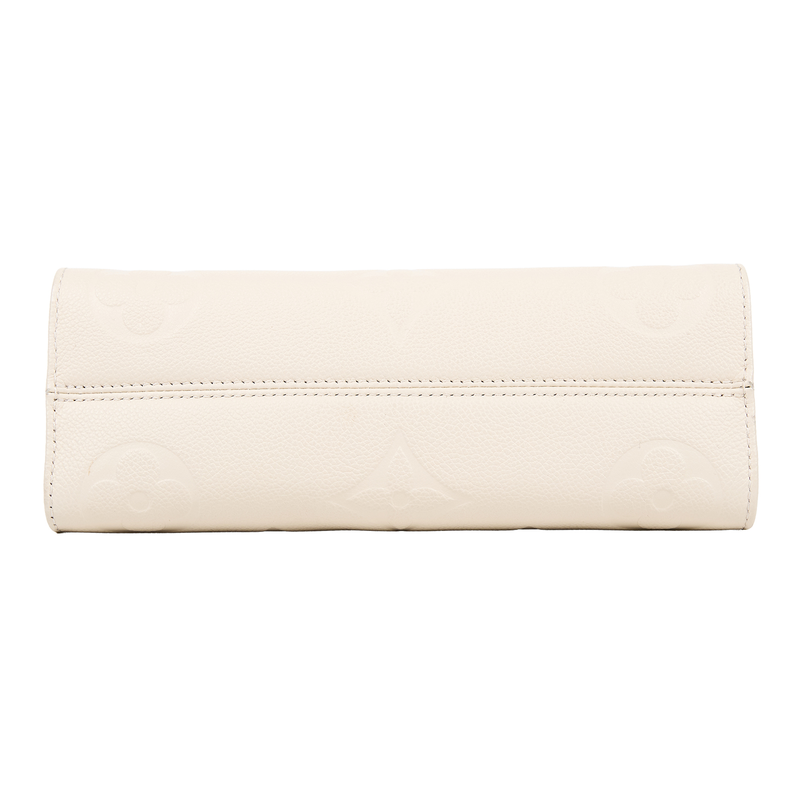 路易威登 LOUIS VUITTON OnTheGo East West 奶油色 壓花粒面牛皮 手提 斜背包 M23698 晶片款  防塵袋/背帶2