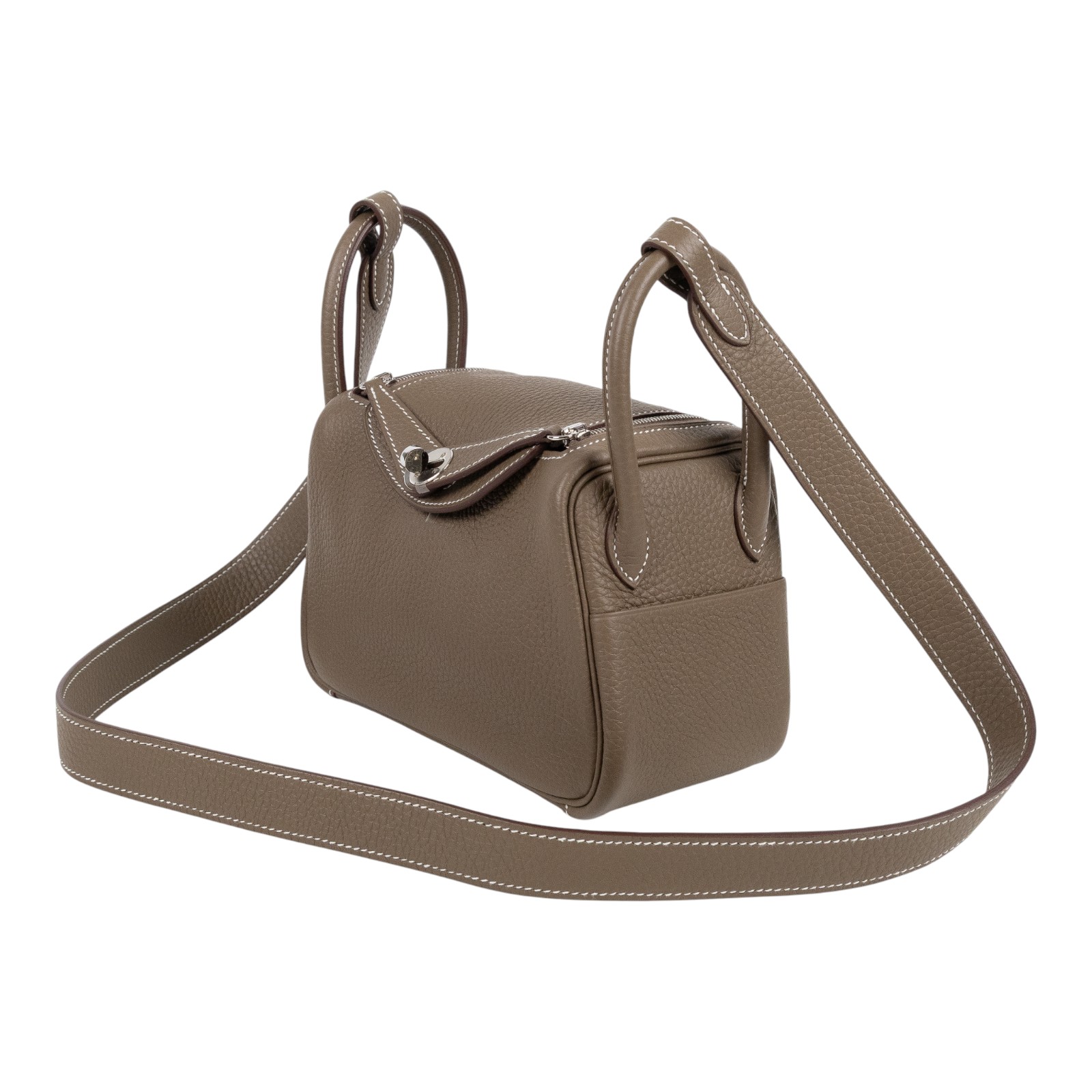 愛馬仕 Hermes Lindy 琳迪包 迷你 LDM Z MM 185 FH Z刻 大象灰MINI LINDY 原廠盒子/防塵袋/購買證明