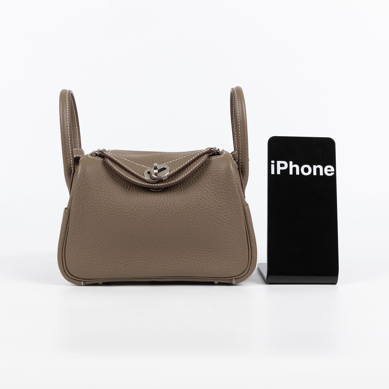 愛馬仕 Hermes Lindy 琳迪包 迷你 LDM Z MM 185 FH Z刻 大象灰MINI LINDY 原廠盒子/防塵袋/購買證明