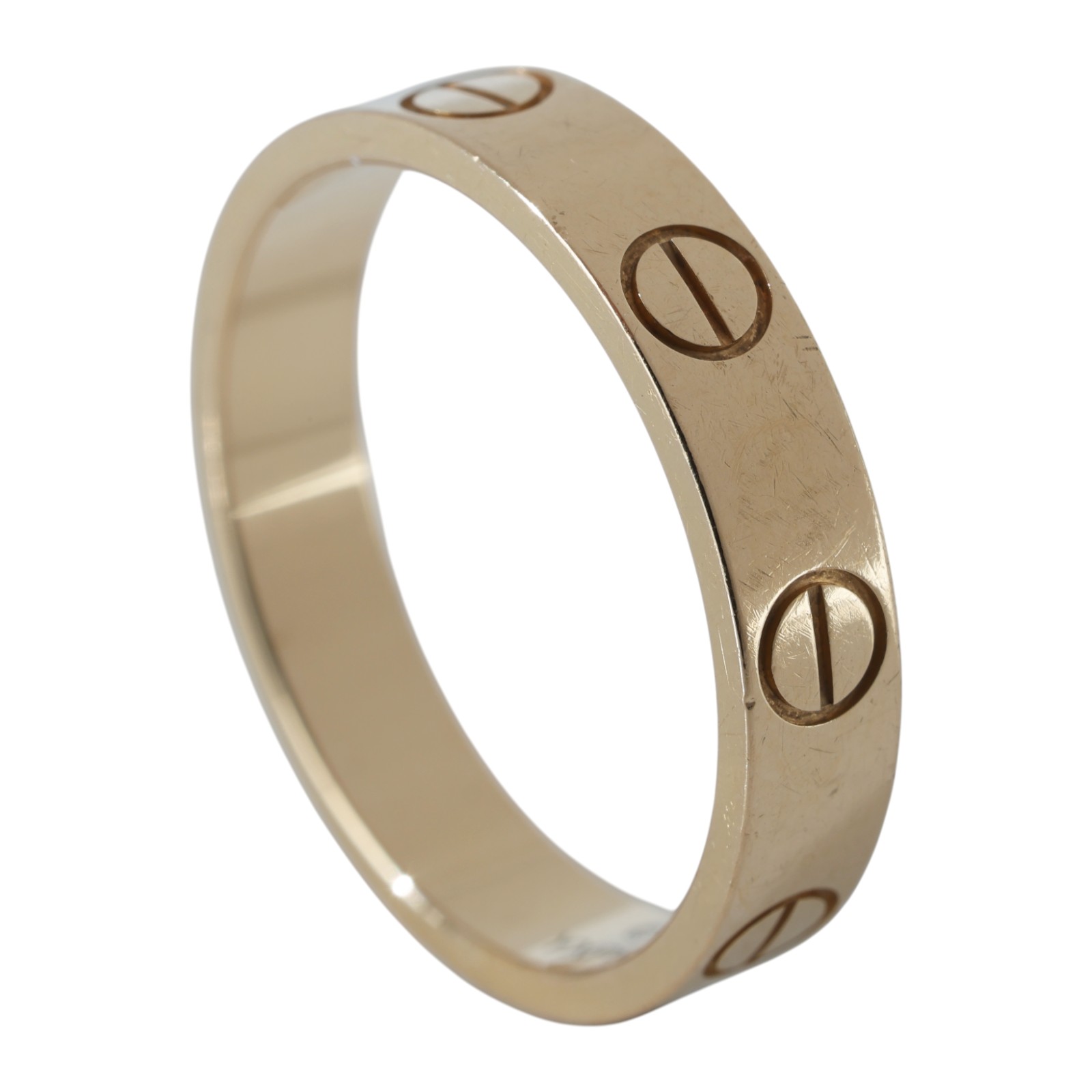 卡地亞 CARTIER Love 戒指 小型款 B4085049 18KYG LOVE戒指 #49 原廠盒子2/保證卡/購買證明