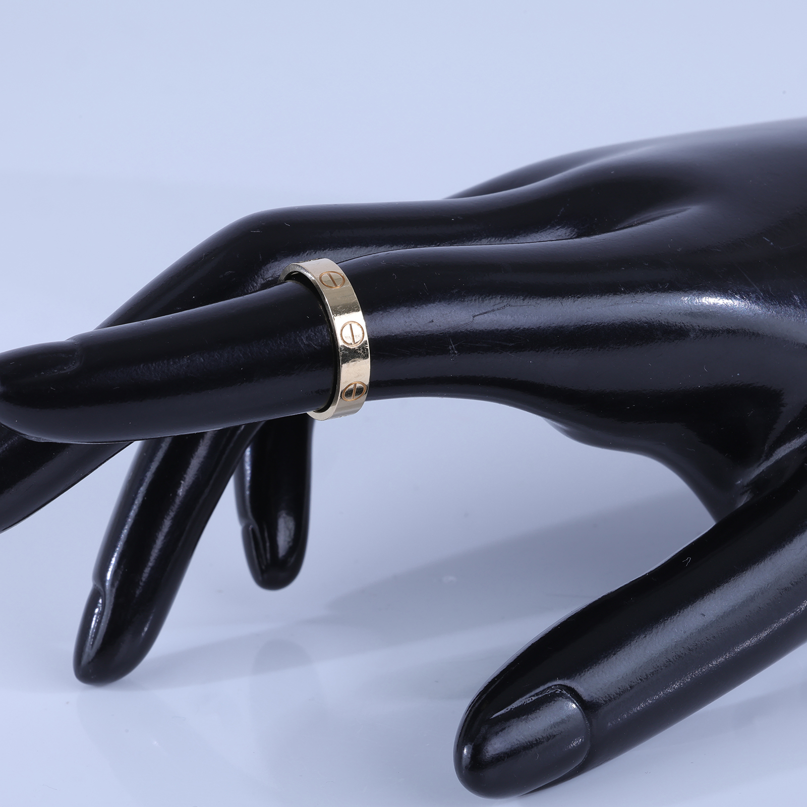 卡地亞 CARTIER Love 戒指 小型款 B4085049 18KYG LOVE戒指 #49 原廠盒子2/保證卡/購買證明