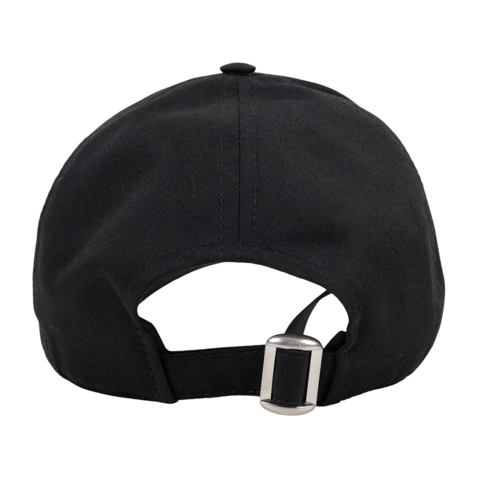 思琳 CELINE 棉質棒球帽 2AUS9242N_M 黑棒球帽#M 防塵袋/購買證明