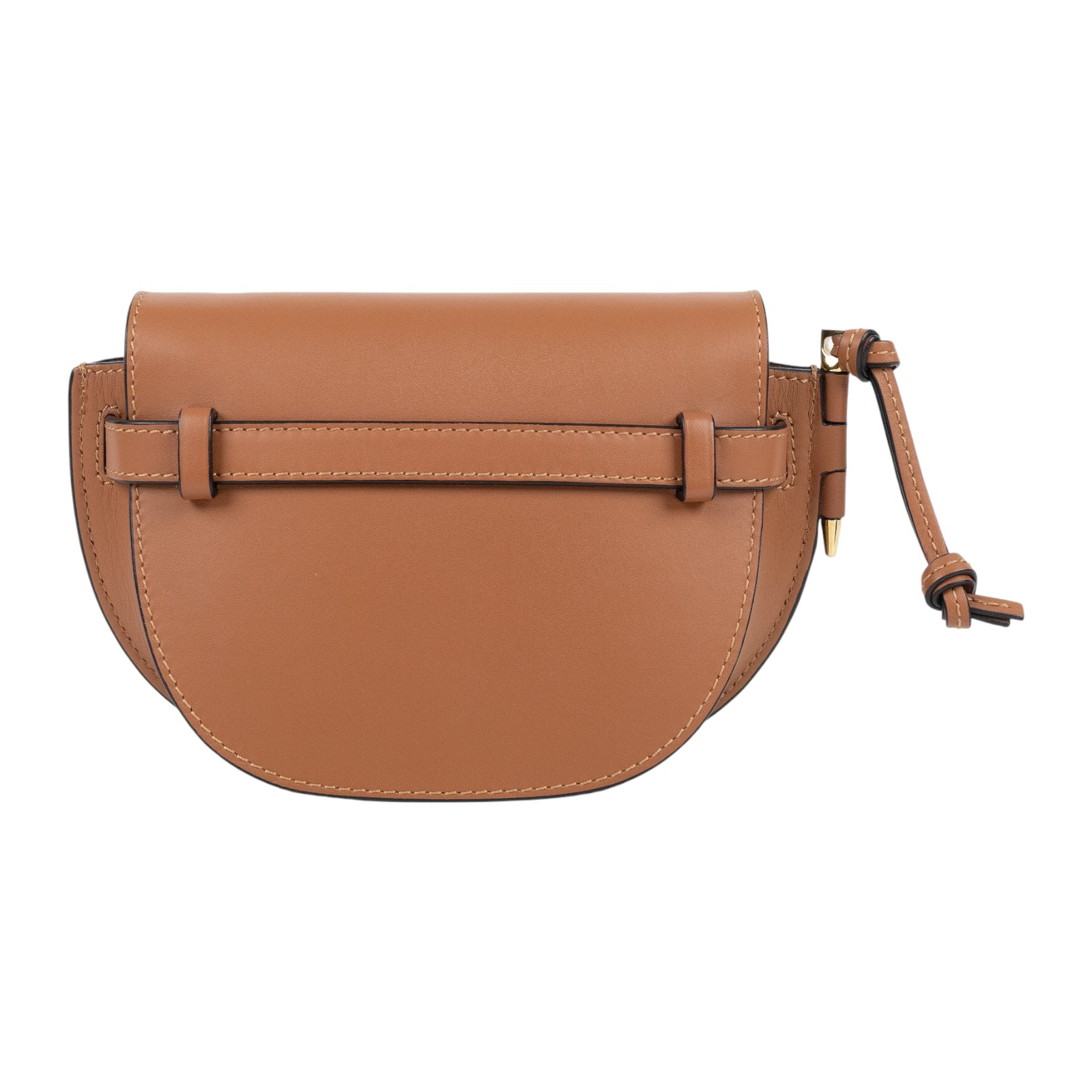 羅意威 LOEWE Mini Gate Dual bag 迷你 小牛皮 肩背包 帆布背帶 A650N46X13 棕色MINI GATE帆布背帶 防塵袋