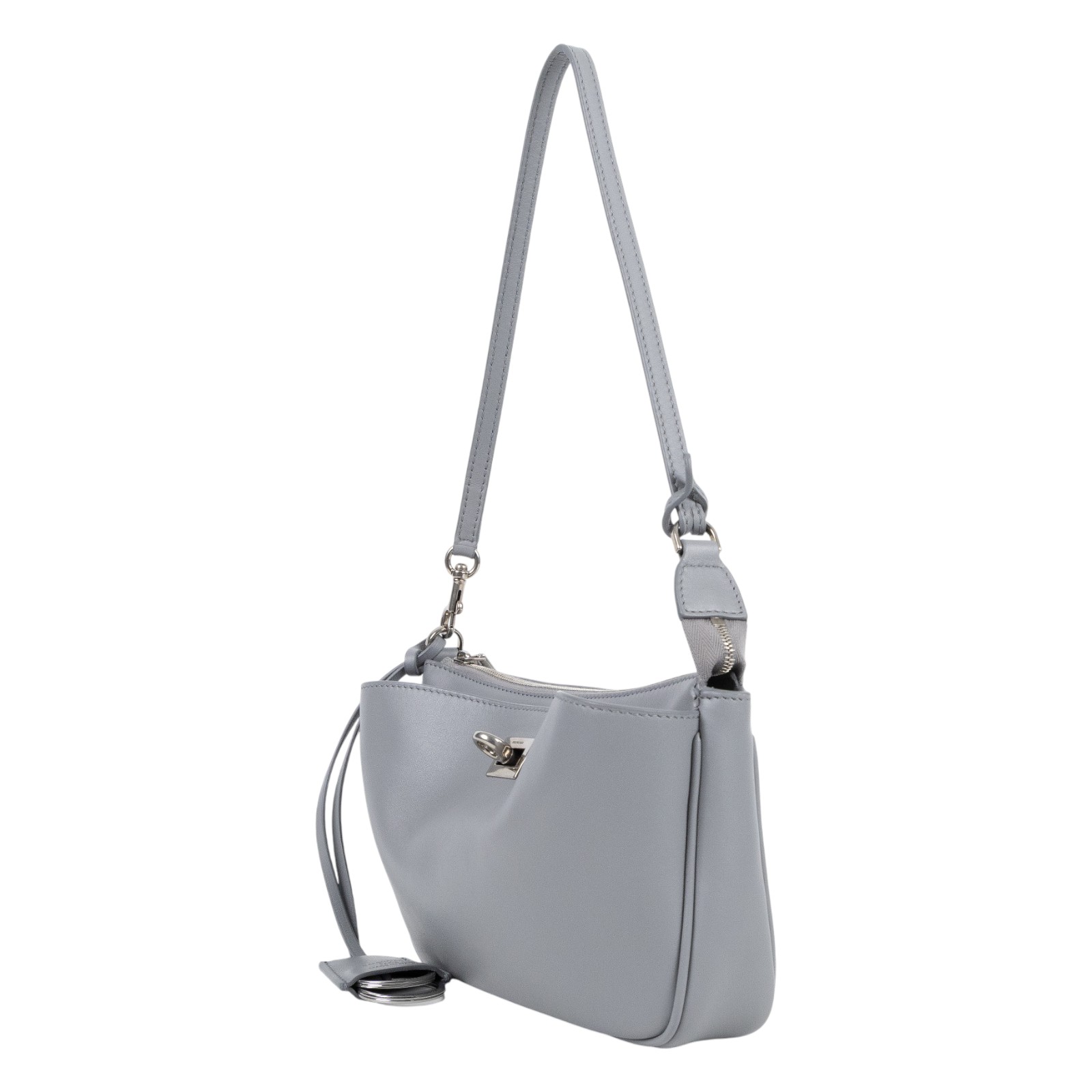 巴黎世家 BALENCIAGA Rodeo Sling Pochette 隨身手提包 8141112ABLV 灰色素面Rodeo Sling 防塵袋