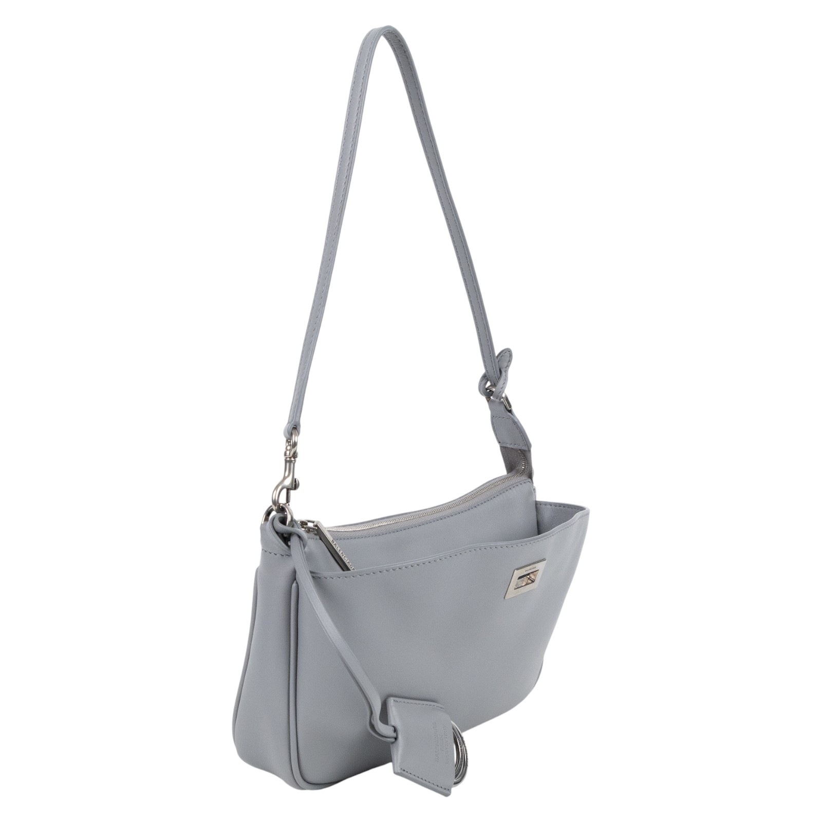 巴黎世家 BALENCIAGA Rodeo Sling Pochette 隨身手提包 8141112ABLV 灰色素面Rodeo Sling 防塵袋