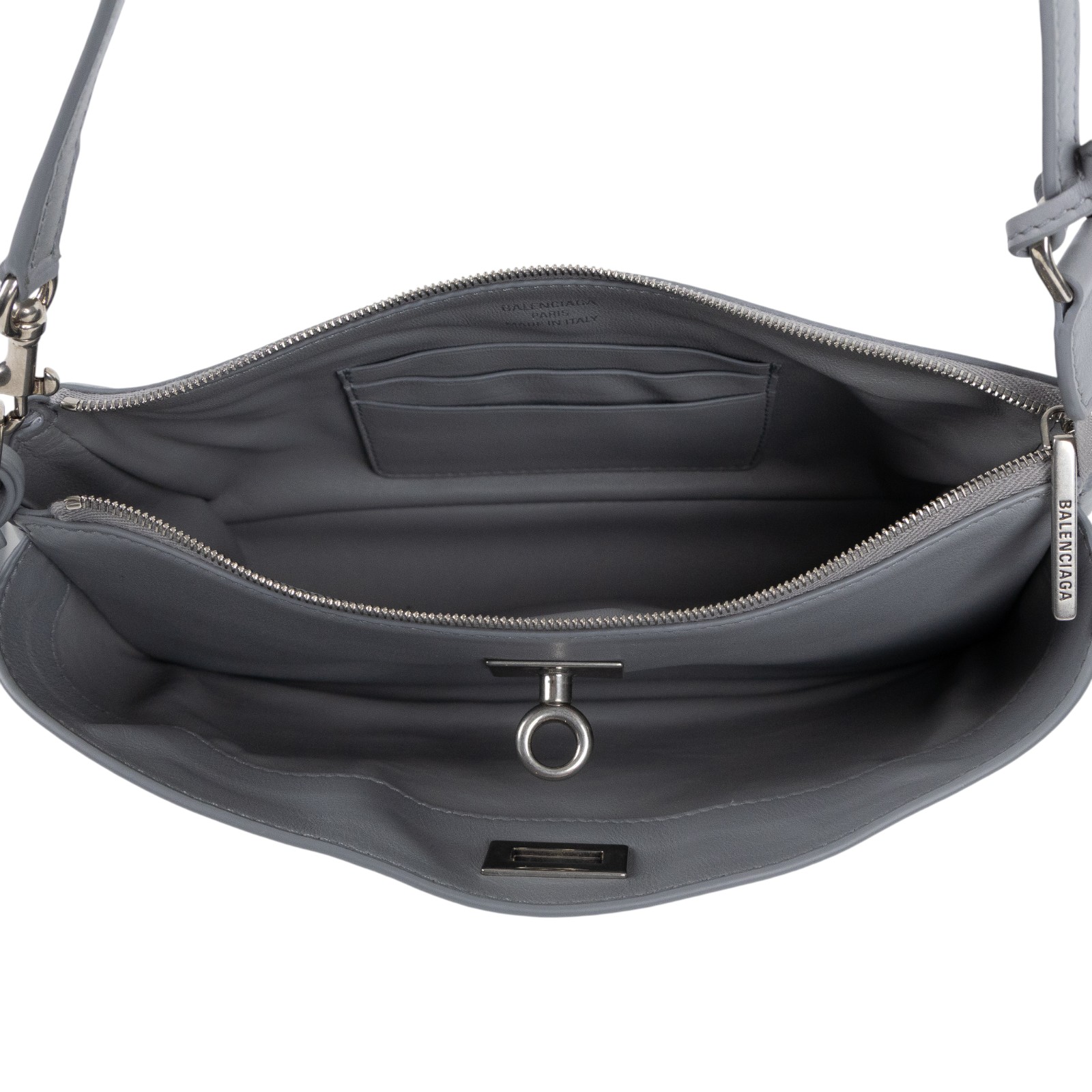 巴黎世家 BALENCIAGA Rodeo Sling Pochette 隨身手提包 8141112ABLV 灰色素面Rodeo Sling 防塵袋