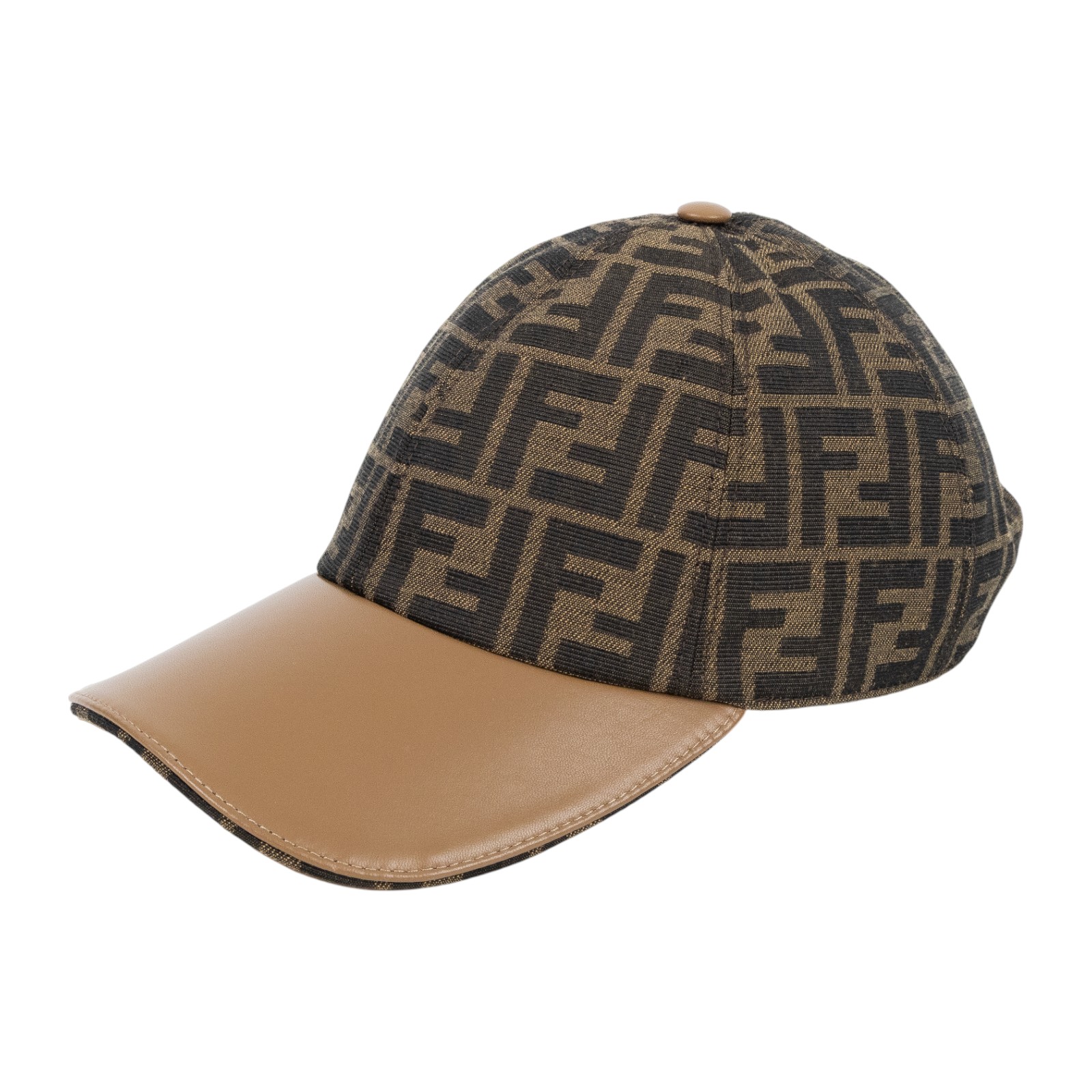 芬迪 FENDI Zucca FF提花 棒球帽 FXQ675ALSG_58 FF棒球帽 防塵袋