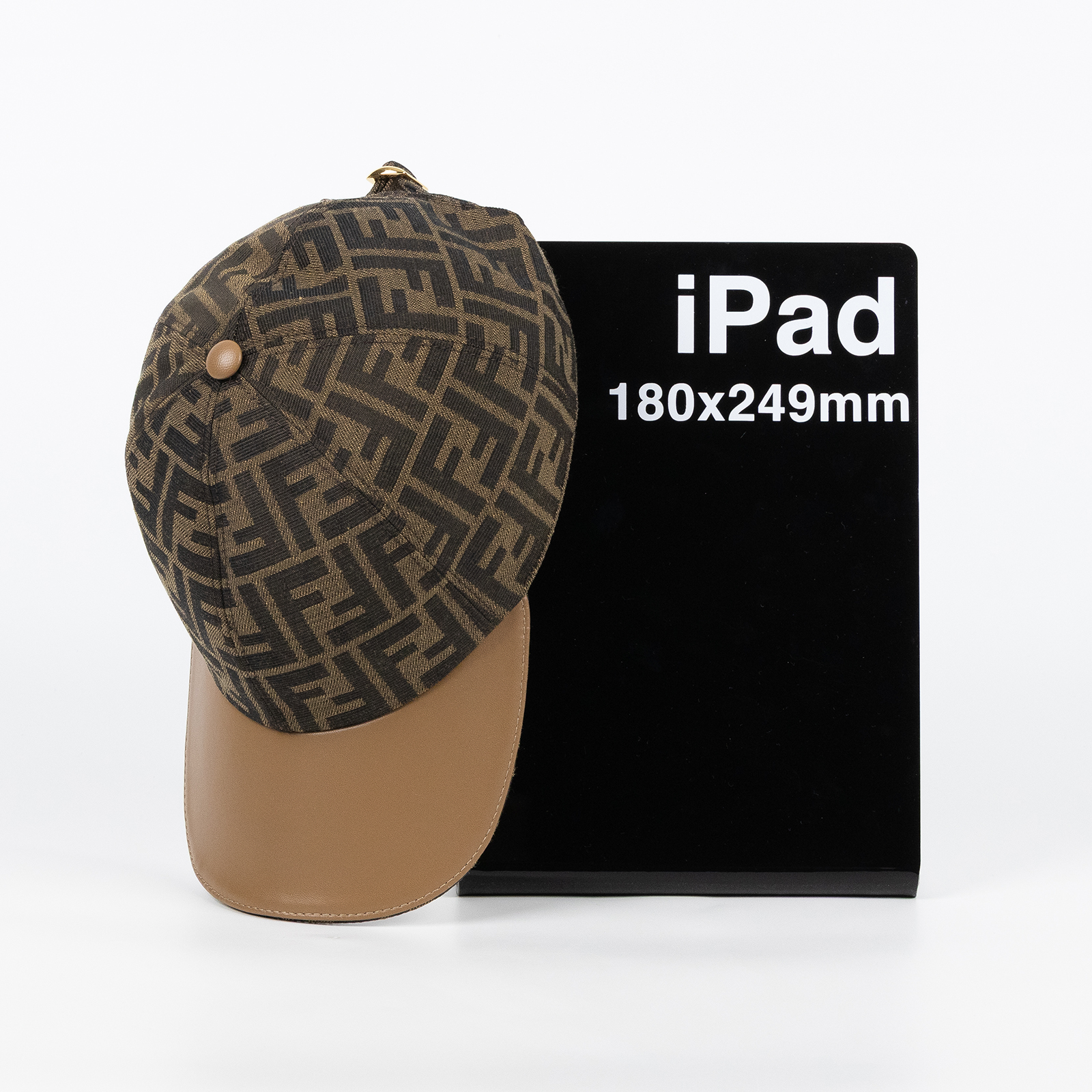 芬迪 FENDI Zucca FF提花 棒球帽 FXQ675ALSG_58 FF棒球帽 防塵袋