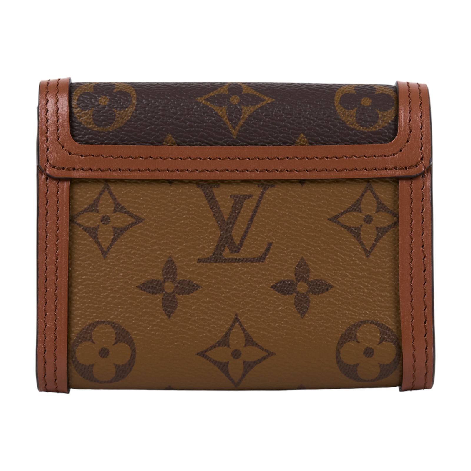 路易威登 LOUIS VUITTON Dauphine 小型錢包 短夾 M68725 晶片款 Dauphine 短夾 防塵袋/原廠盒子/購買證明影本