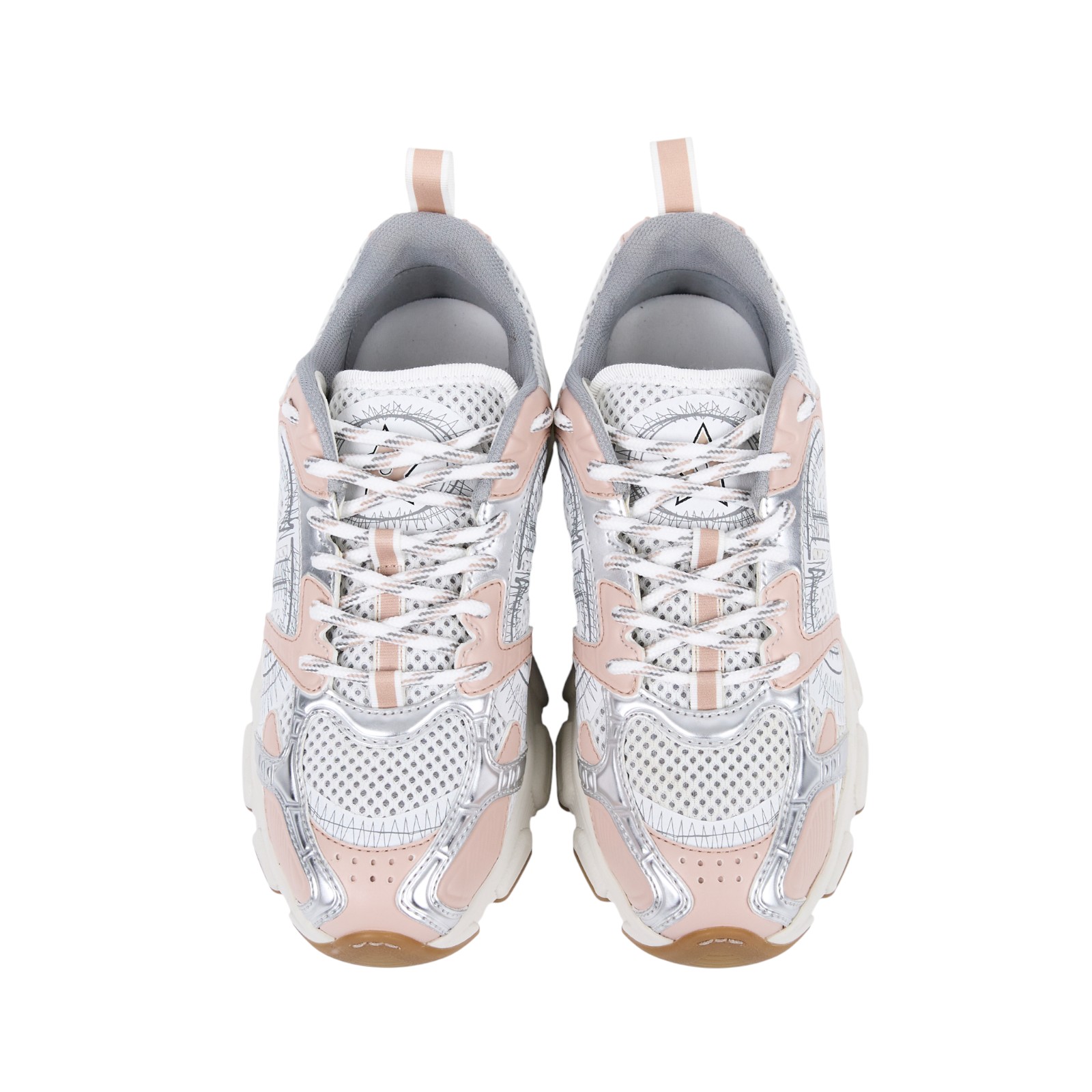 迪奧 CHRISTIAN DIOR Chrono 運動鞋 KCK414TRM_36 粉CHRONO運動鞋#36 原廠盒子/防塵袋2/替換鞋帶