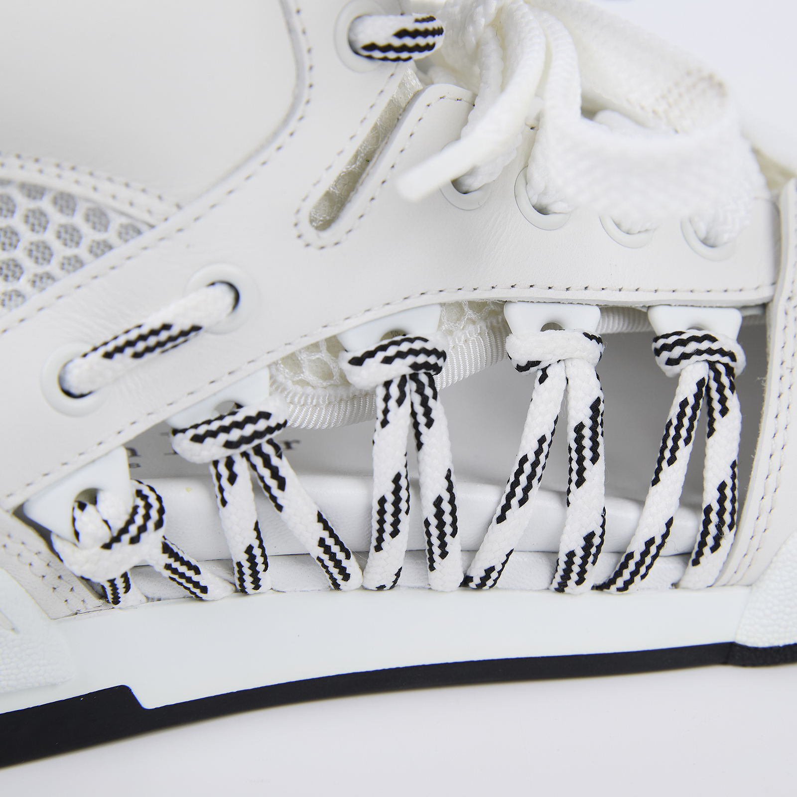 迪奧 CHRISTIAN DIOR FIRST 高筒 運動鞋 KCK431CTF_S10W_36 白FIRST綁帶高統鞋#36 原廠盒子/防塵袋